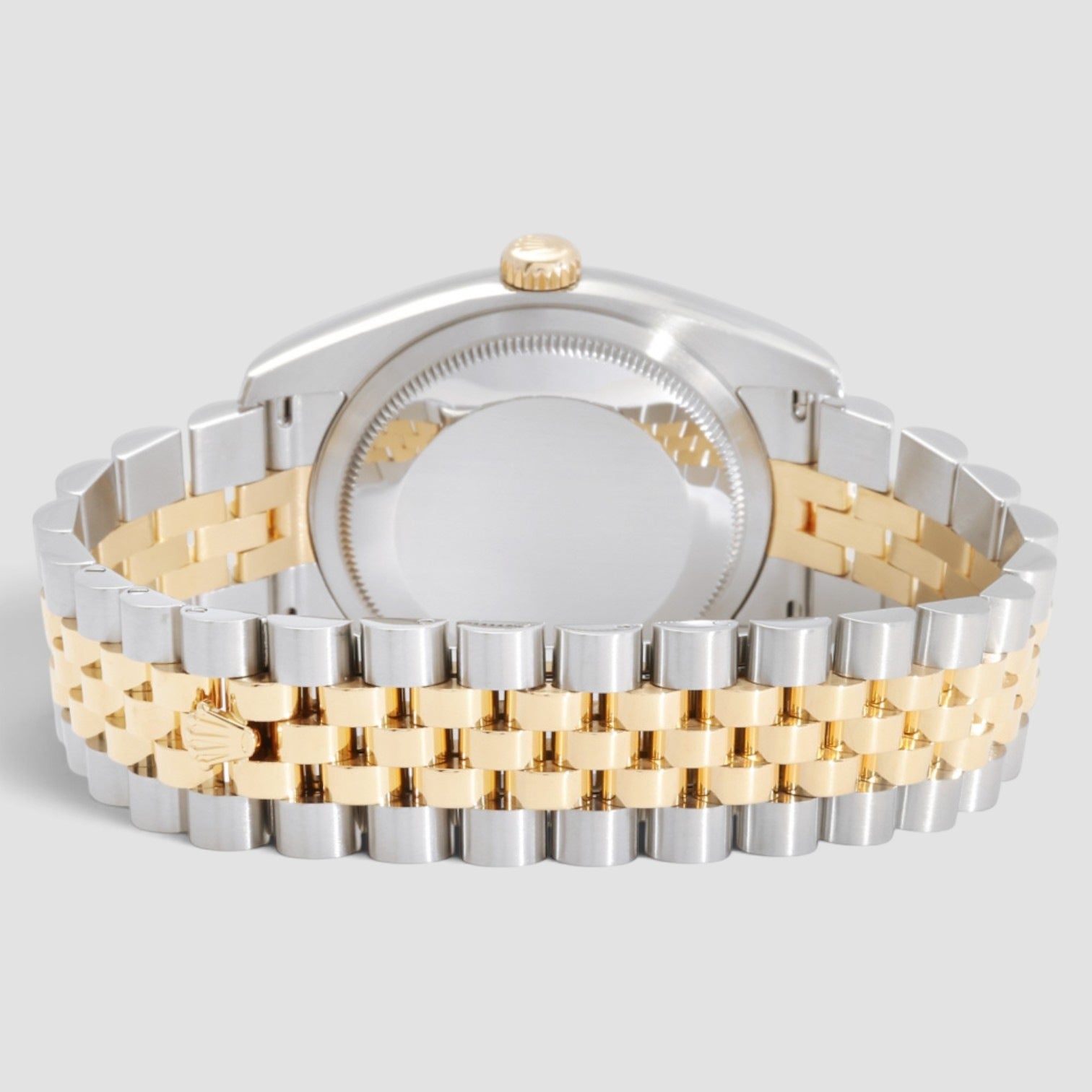 Datejust 36mm Stainless Steel & 18K Yellow Gold Champagne Diamond Dial