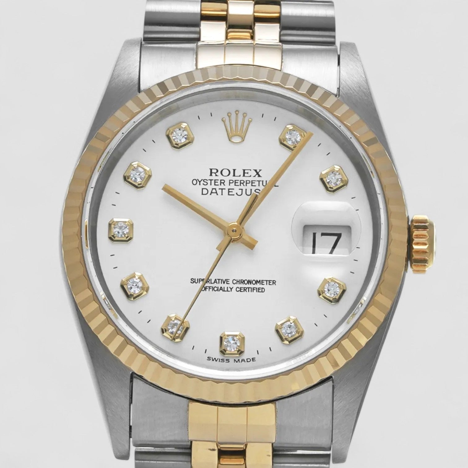 Oyster Perpetual Datejust White Diamond