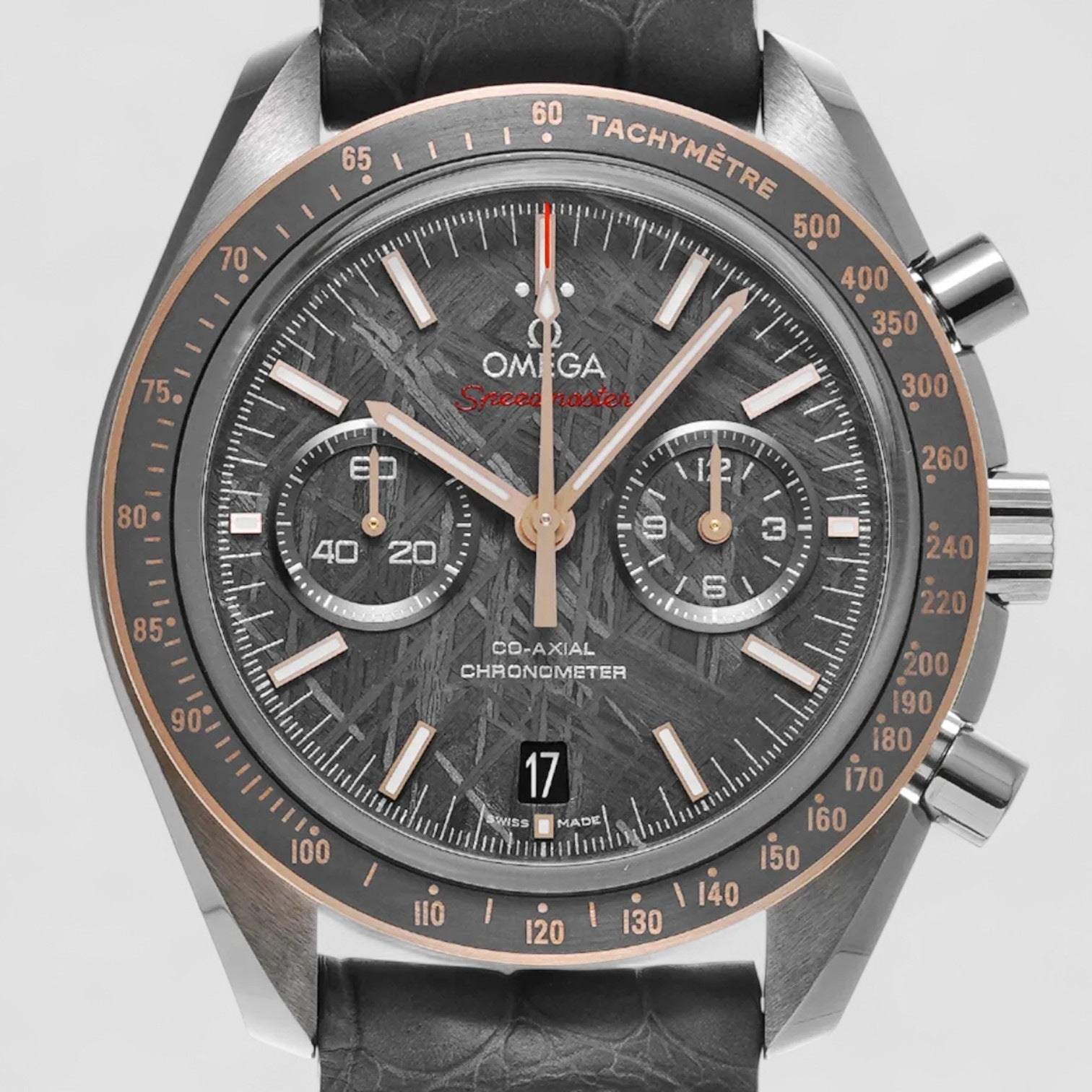 Speedmaster Grey Side of the Moon Meteorite Chronograph Titanium Deployment Watch