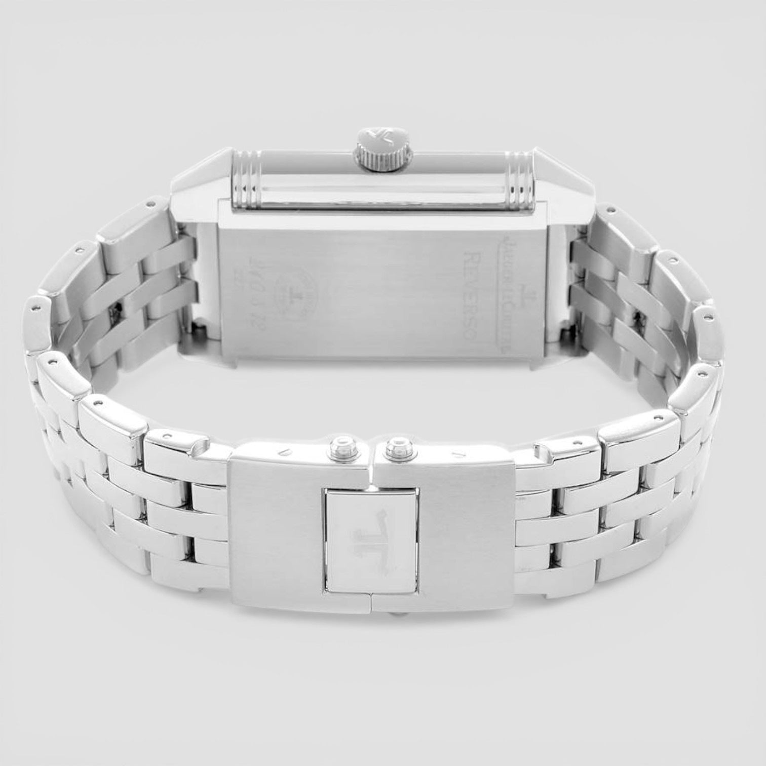 Grande Reverso Date Steel Mens Watch