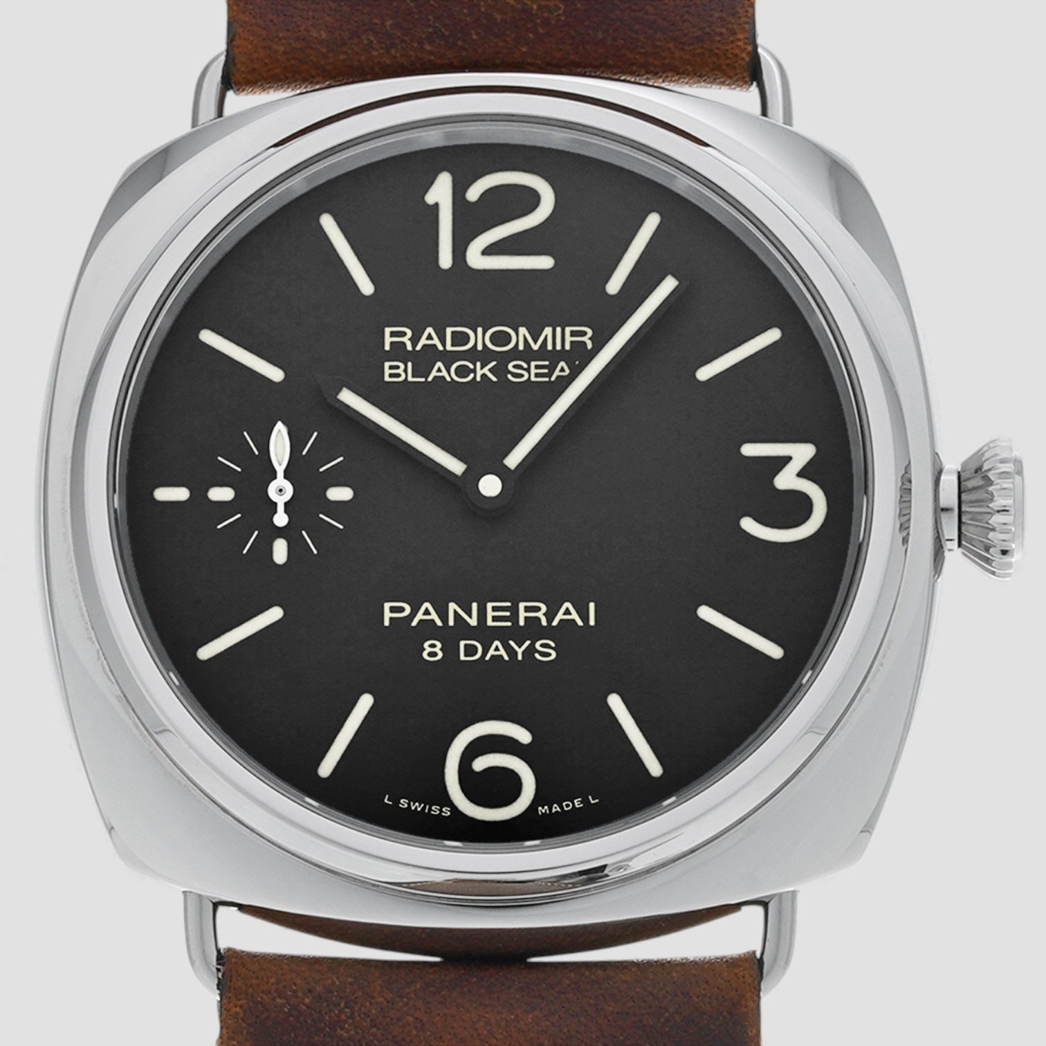 Radiomir Black Seal 8 Day Manual Wind Stainless Steel