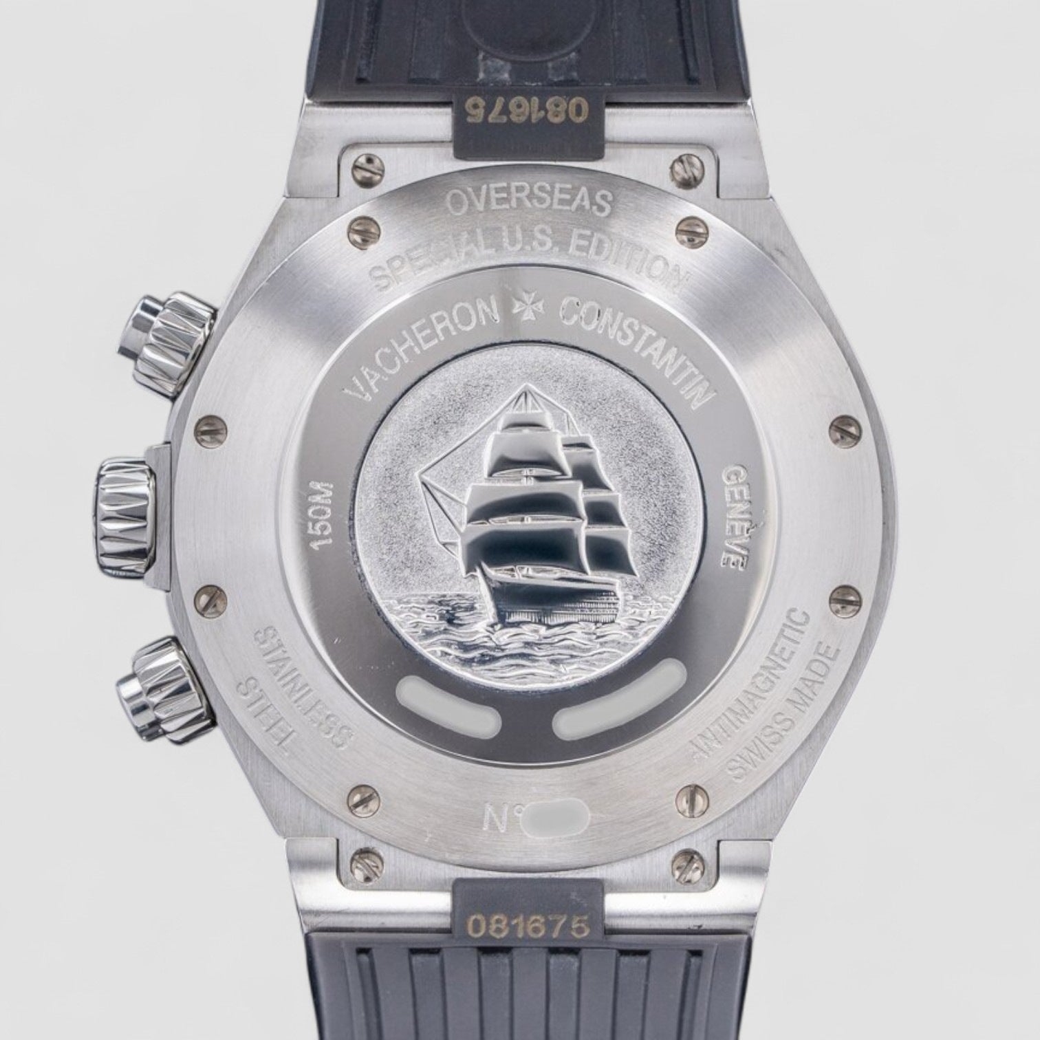 Overseas Chronograph Black Dial U.S. Edition
