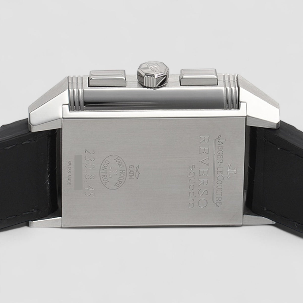 Reverso Squadra Chronograph GMT SS / Alligator