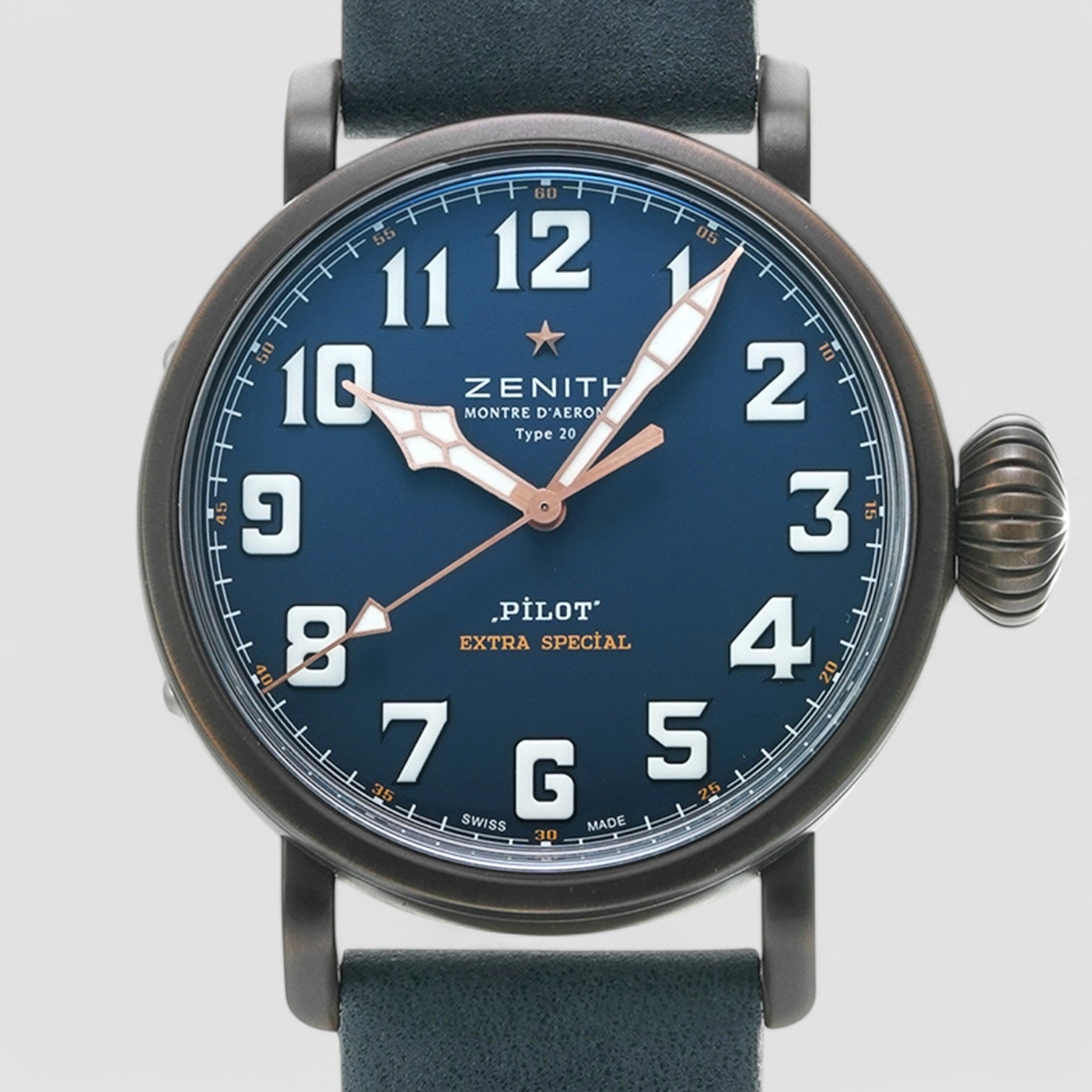 Zenith Pilot Type 20 Extra Special Bronze Blue Dial 29.2430.679/57