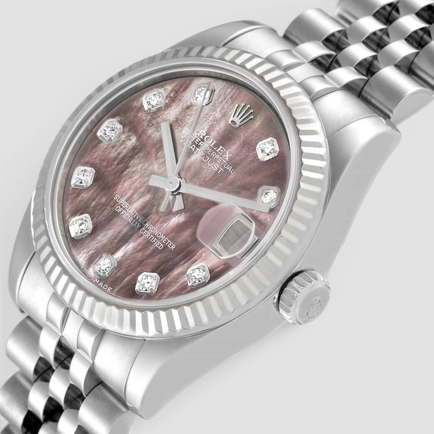 Datejust 31 Dark Tahiti MOP dial diamond jubilee