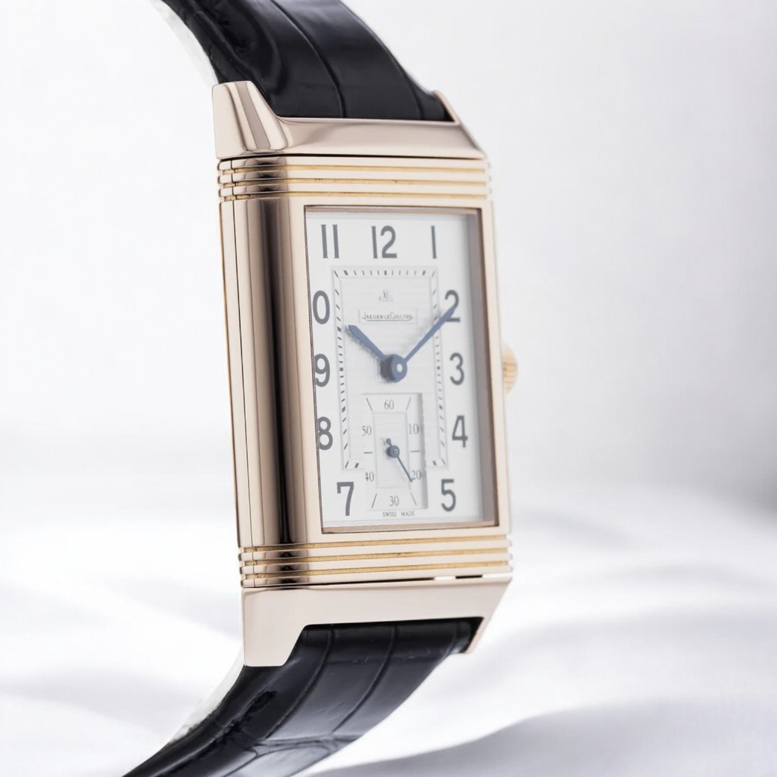 Grande Reverso 976 Silver Dial 18K RG