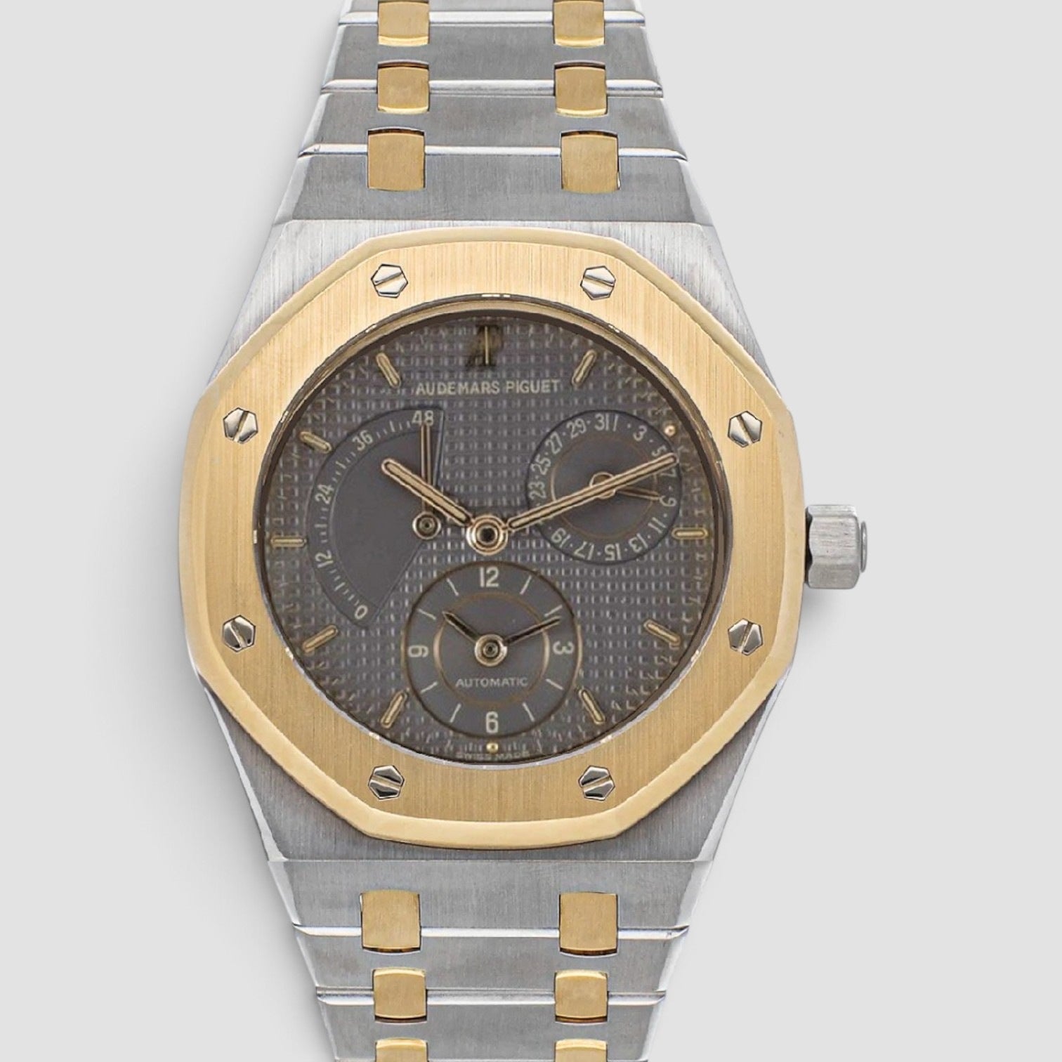 Royal Oak Dual Time 36mm Steel & Yellow Gold Grey Dial