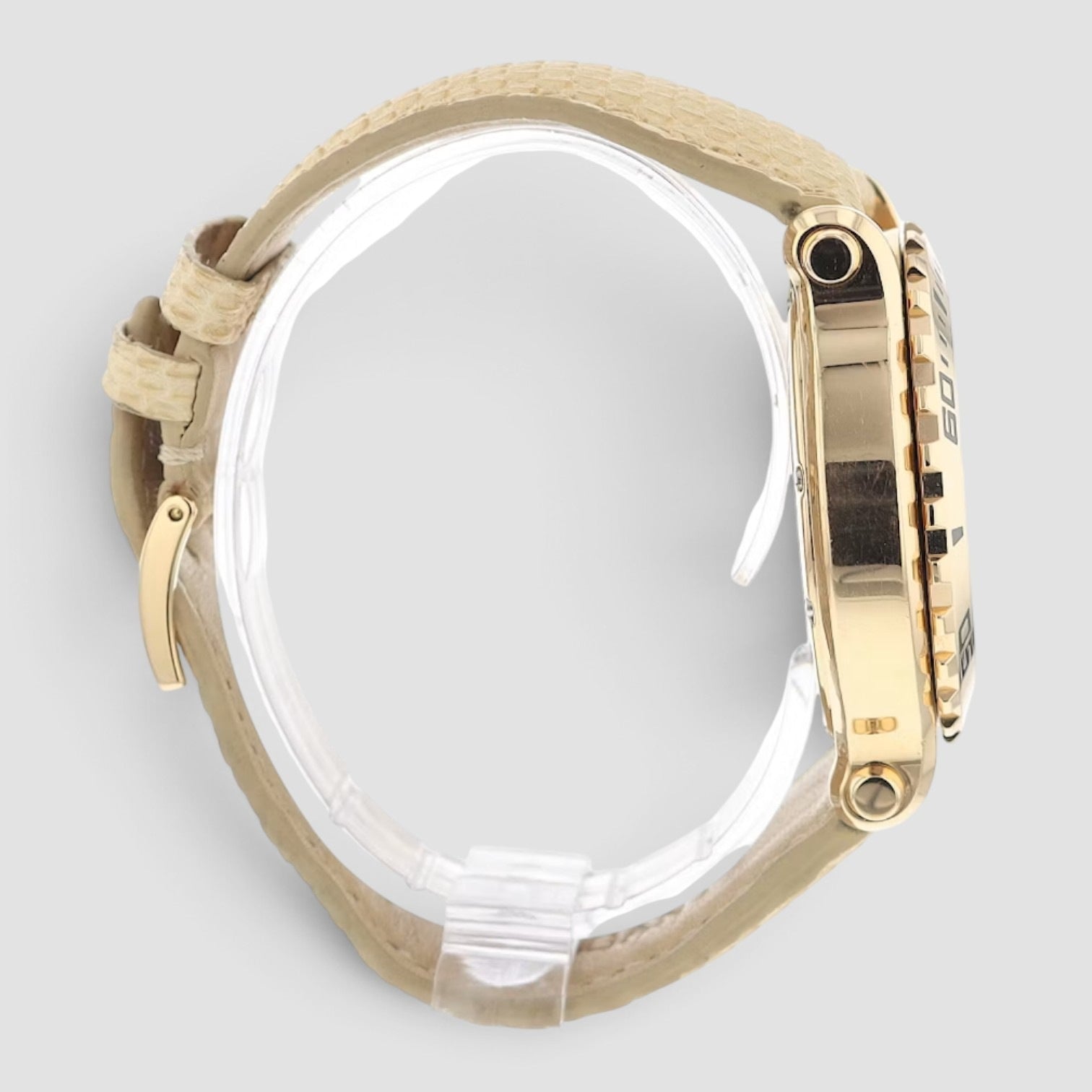 Happy Sport Chronograph 42mm Rose Gold White Dial