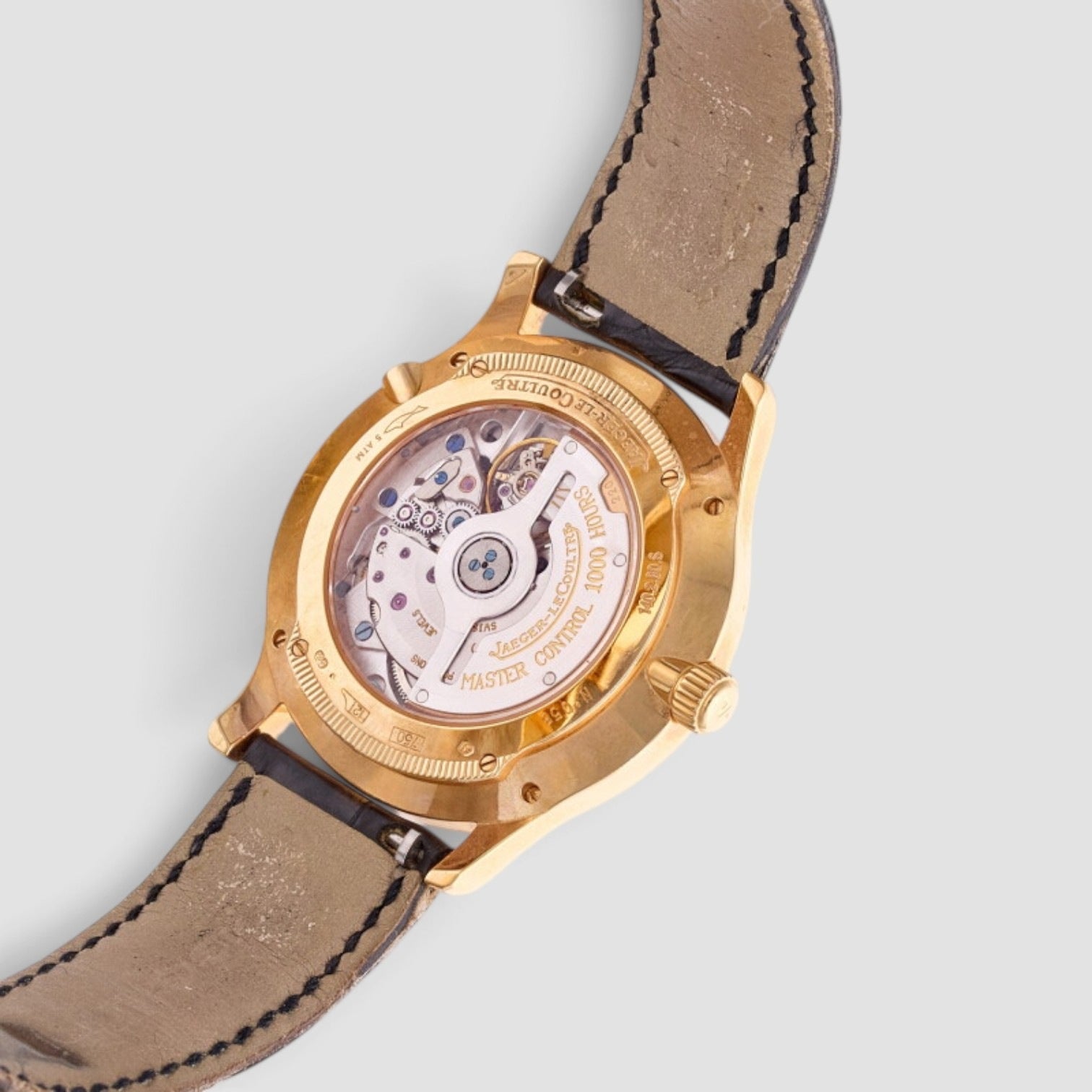 Master Control 37mm Rose Gold Perpetual Calendar Black Dial