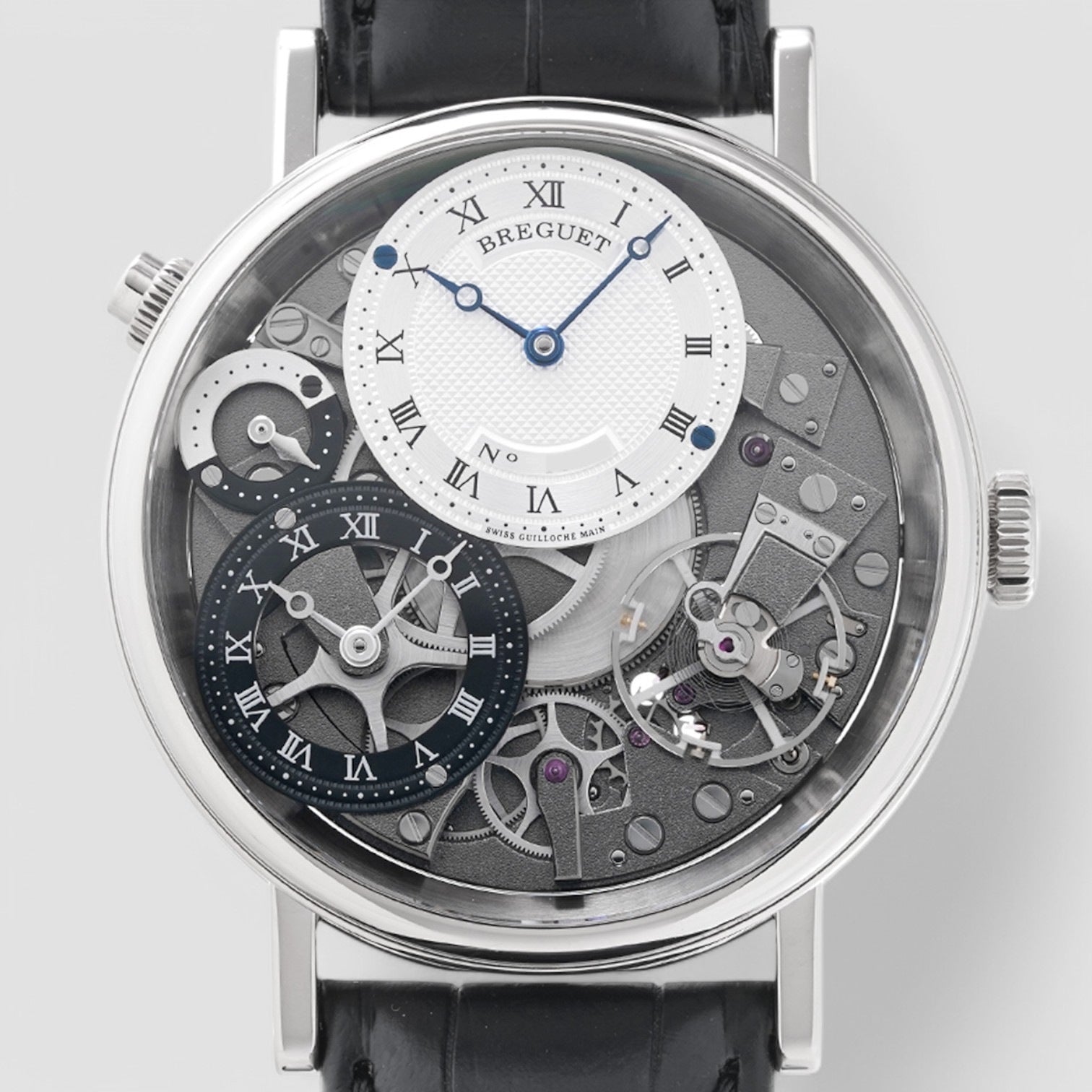 Tradition GMT Manual Wind White Gold 40MM