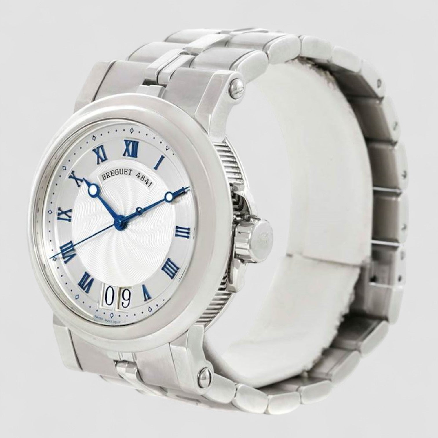 Marine Big Date Automatic Stainless Steel Watch