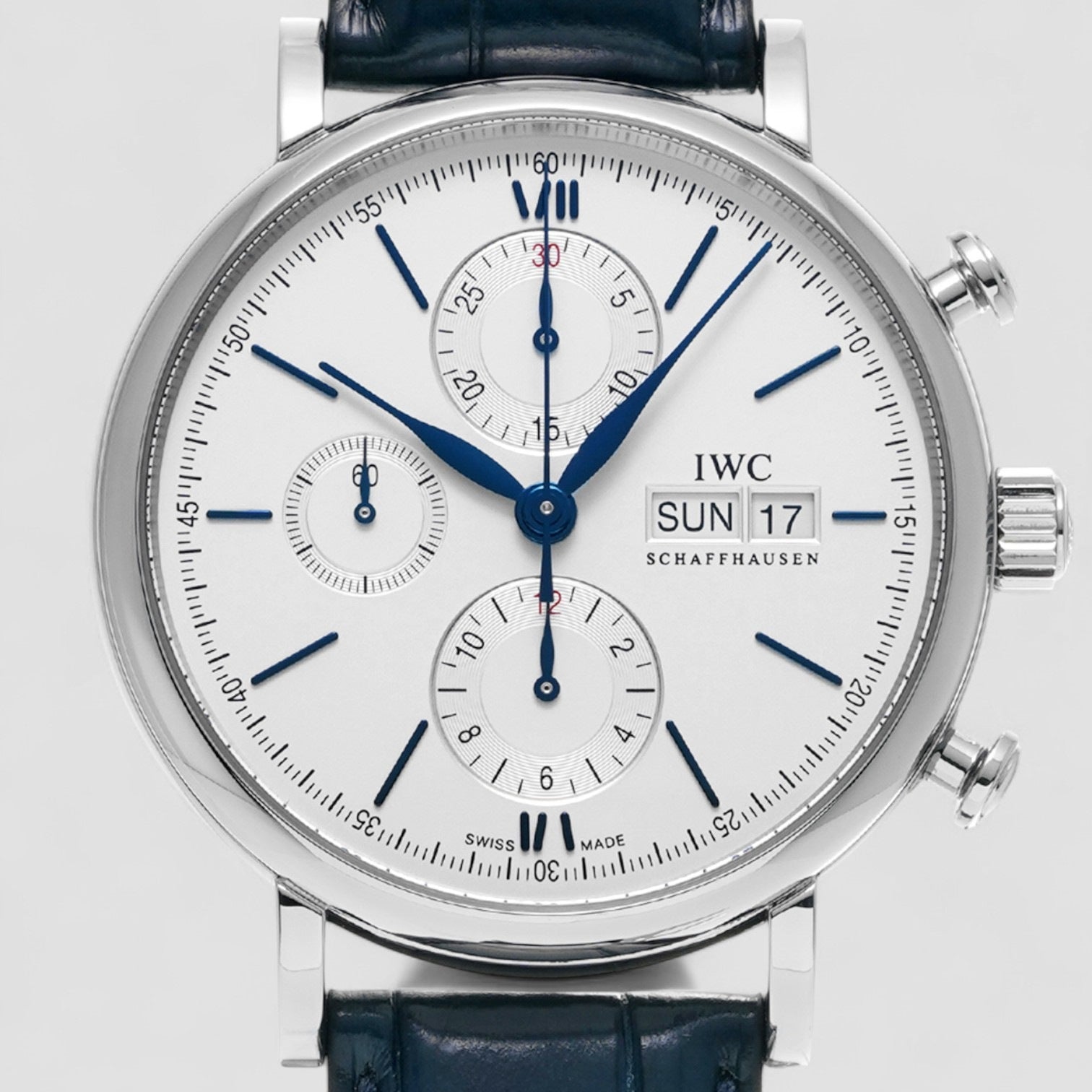 Portofino Chronograph Automatic White Dial Men's Watch