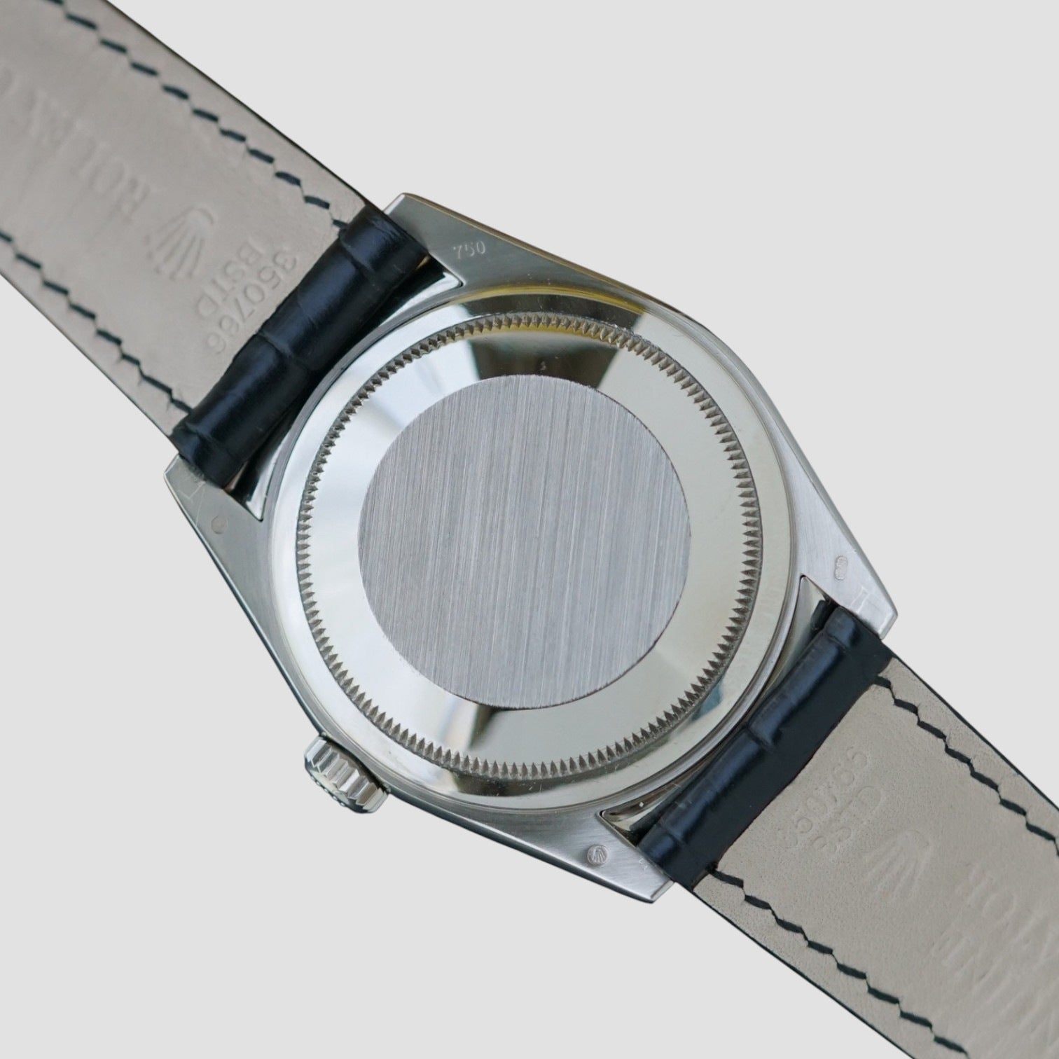 Day Date Black Diamond Dial 18k White Gold