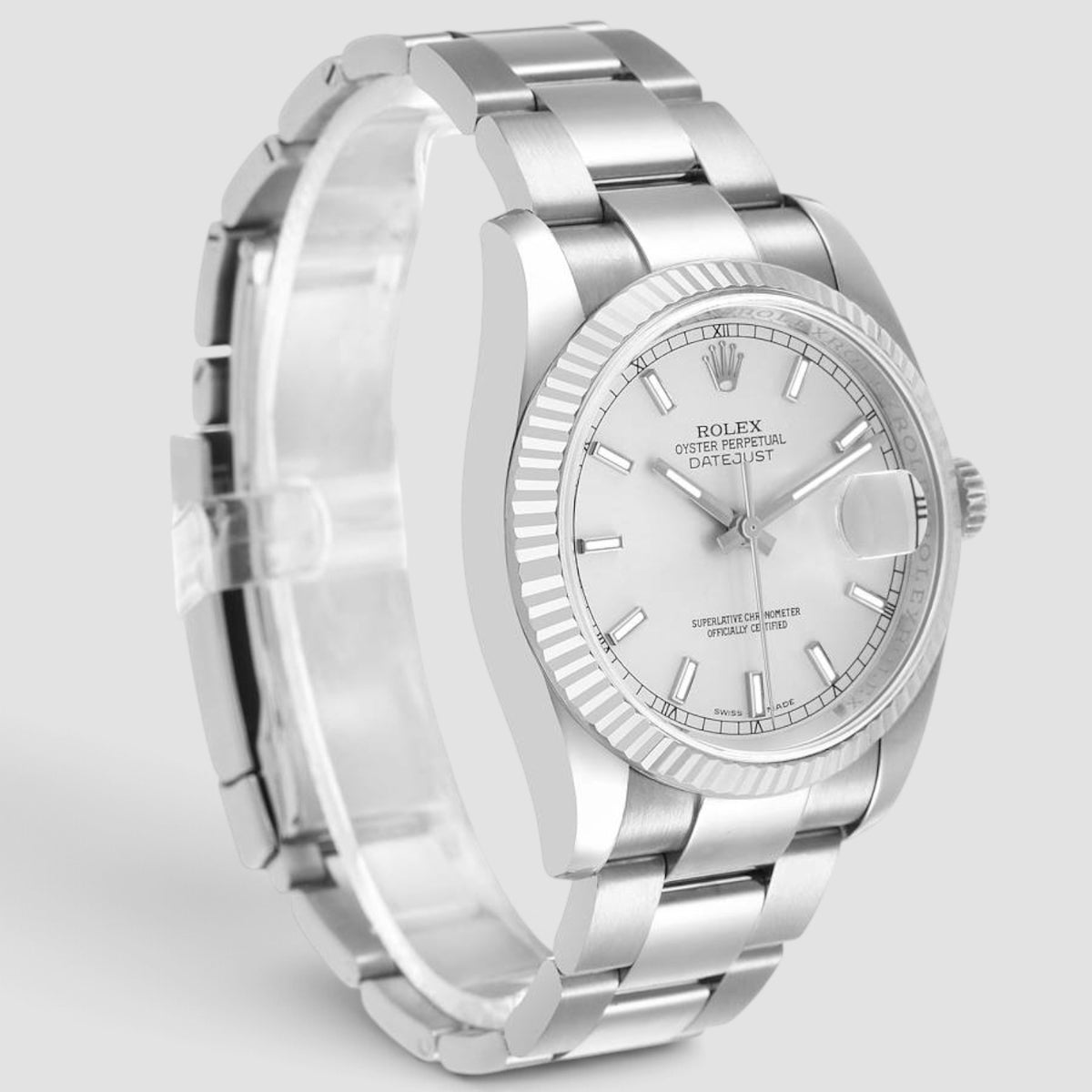 Datejust 36 Silver Index Dial Oyster