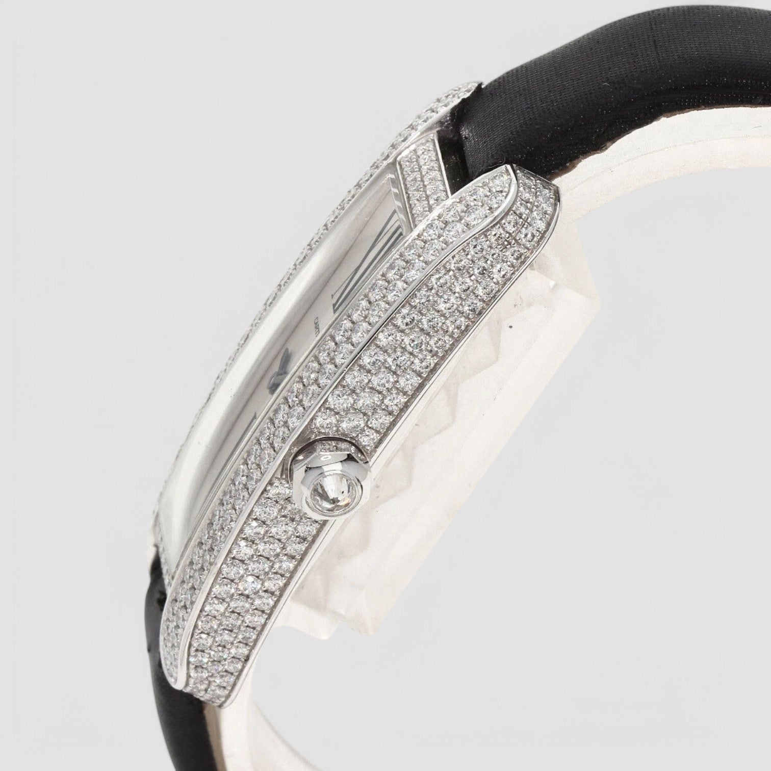 Tank S Watches K18 White Gold/Leather Ladies