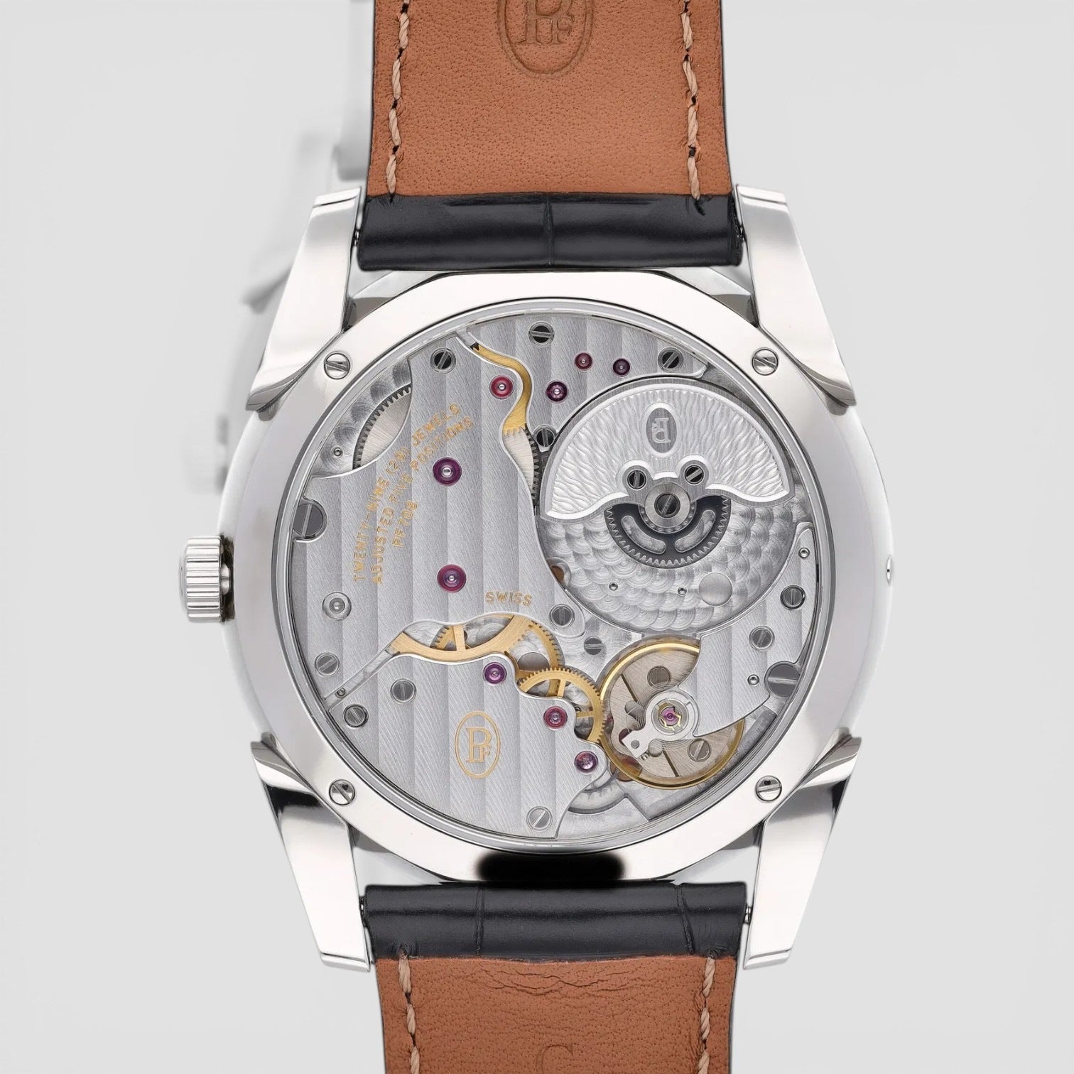 Tonda 1950 Lune 39.10 Steel / Black / Strap