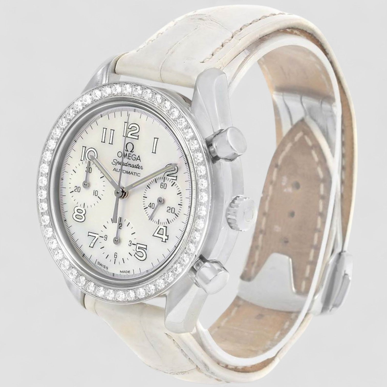 Speedmaster Ladies Diamond MOP Dial Watch