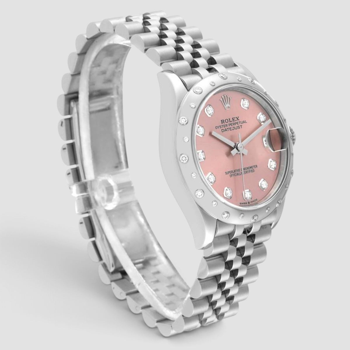 Datejust 31 Pink Diamond Dial Jubilee