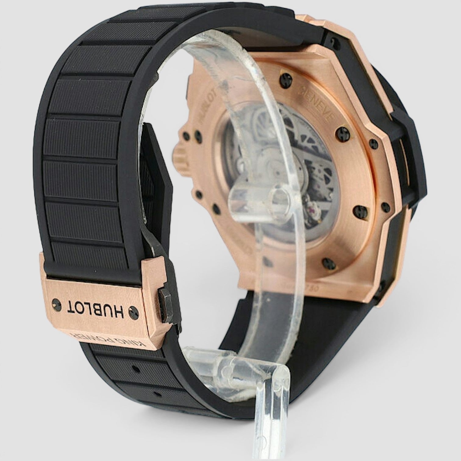 King Power Unico 48mm Rose Gold Skeleton Dial Chronograph