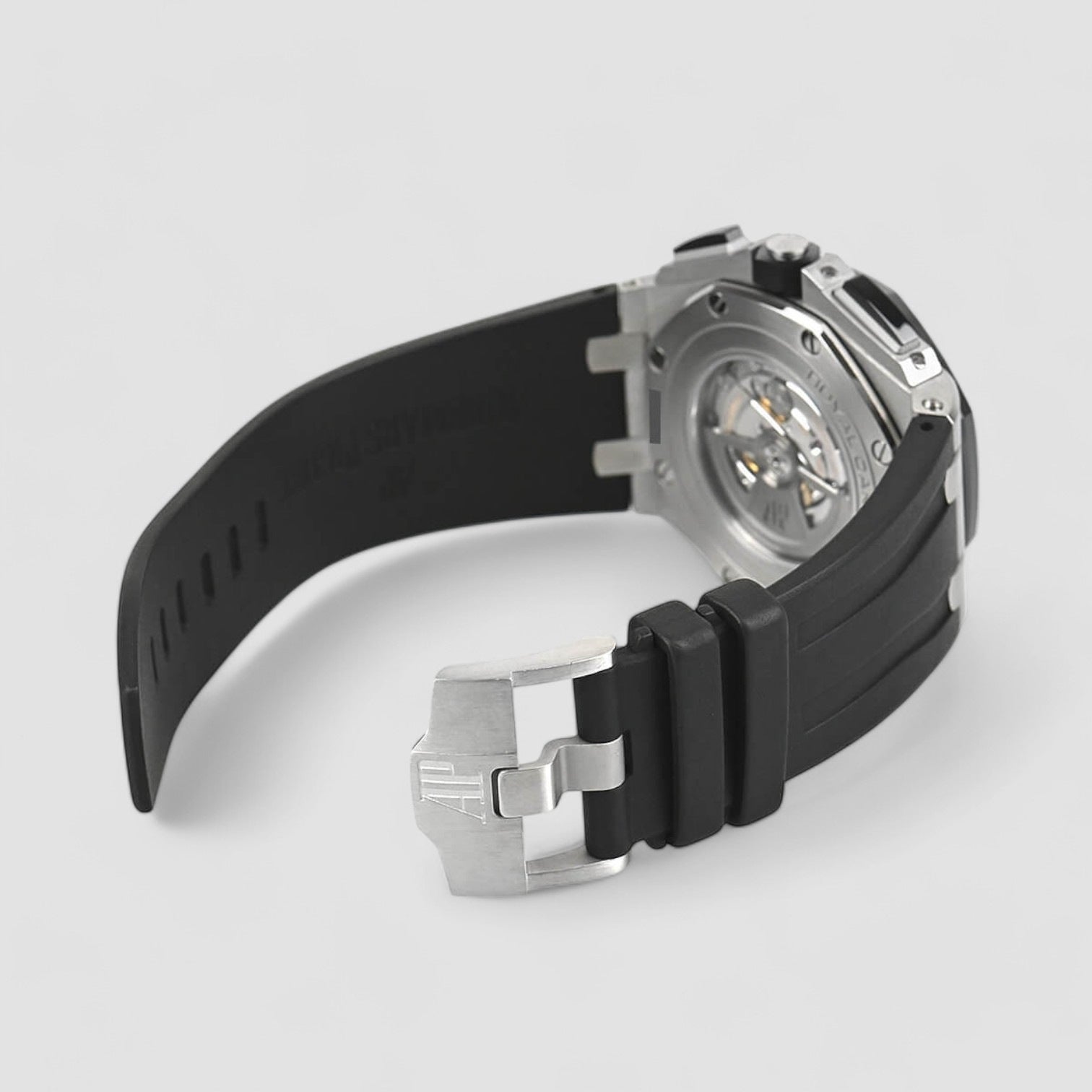 Royal Oak Offshore Chronograph Silver Dial Ceramic Bezel SS