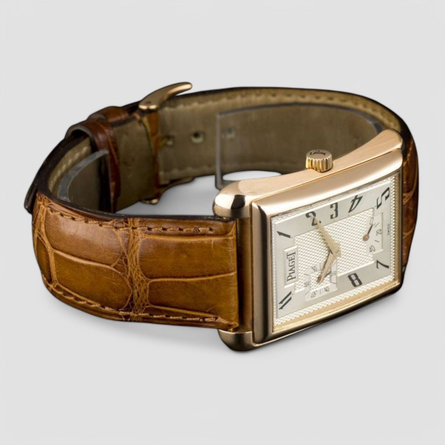 Emperador Power Reserve Gents 18k Rose Gold Silver Dial