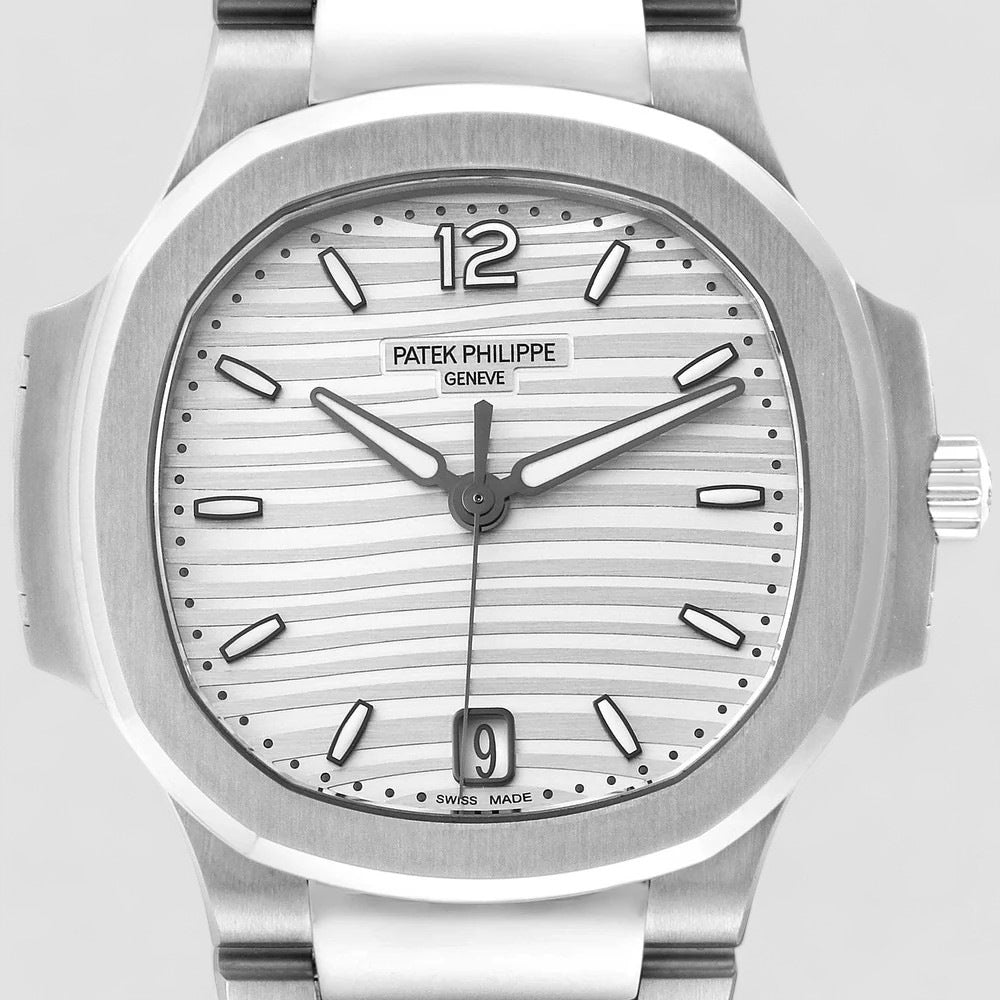Nautilus Ladies Stainless Steel Silver Opaline