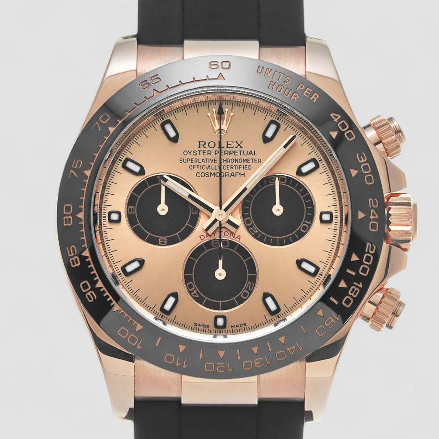 Cosmograph Daytona 18K RG Oysterflex