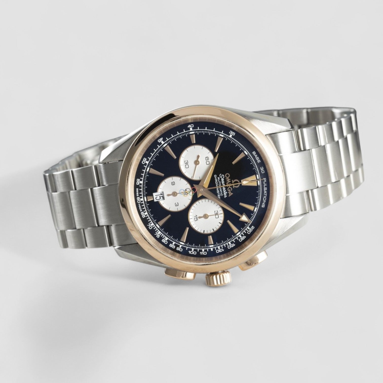 Seamaster Chronograph Steel / Gold Automatic Men's Watch