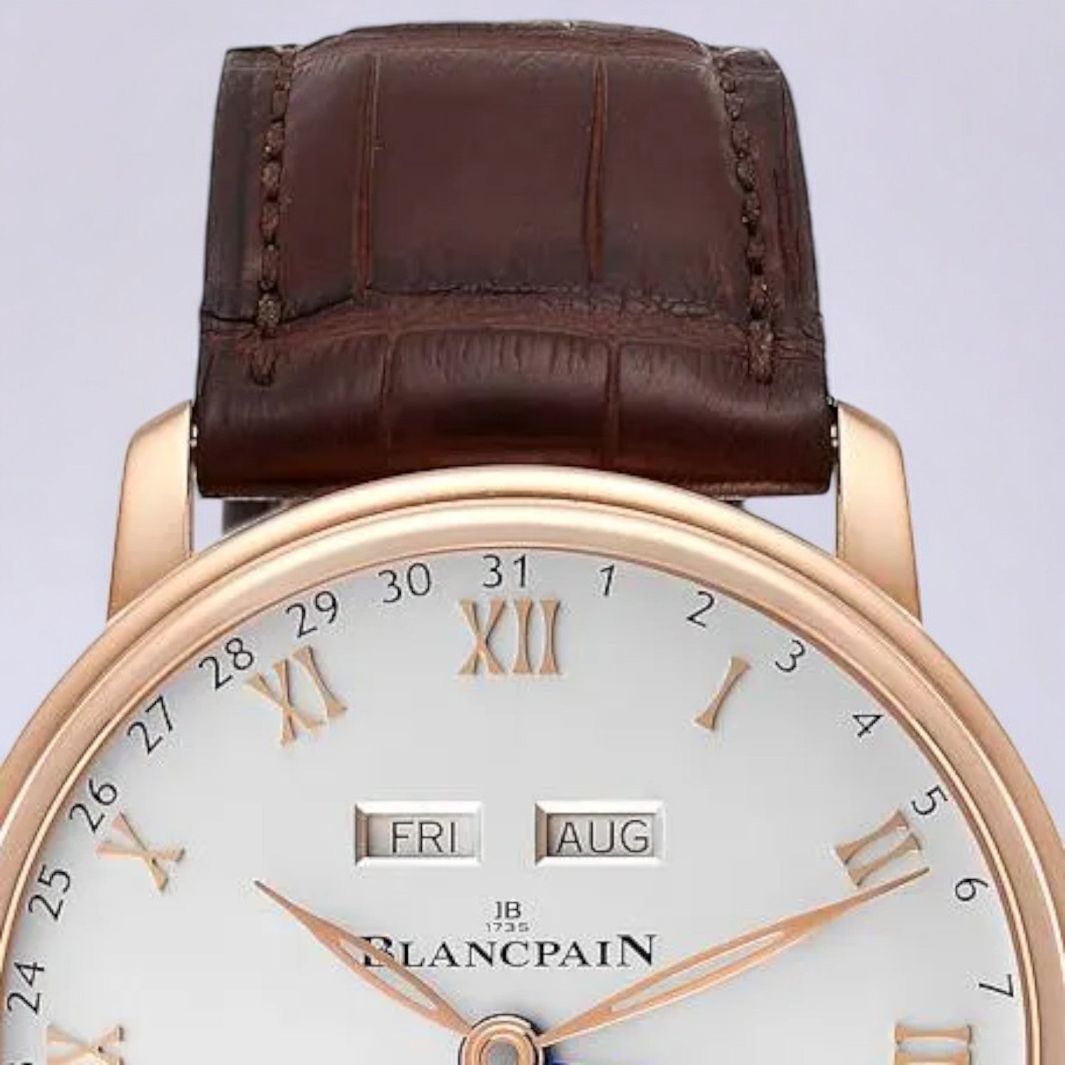 Villeret Moonphase Complete Calendar 8 Day 18K Rose Gold