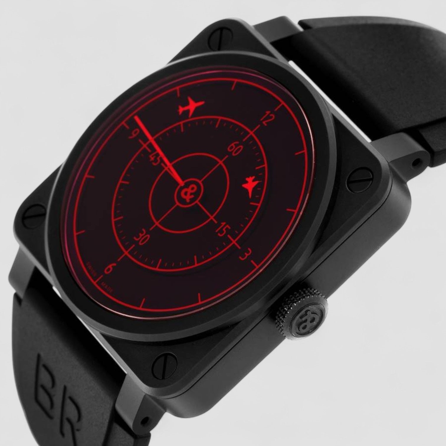 Red Radar Ceramic Limited Edition Mens Watch