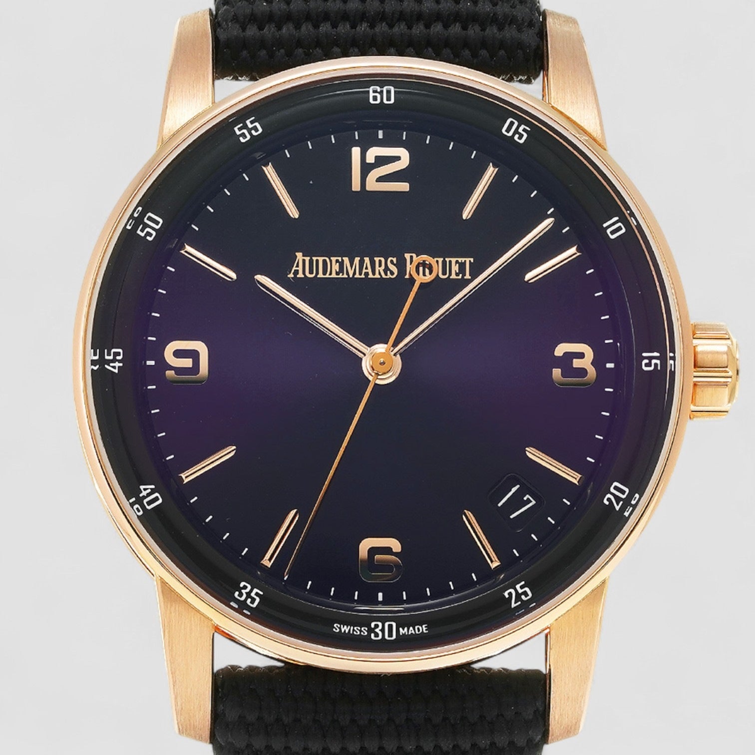 Code 11:59 Automatic 18k Rose Gold Smoked Purple Dial