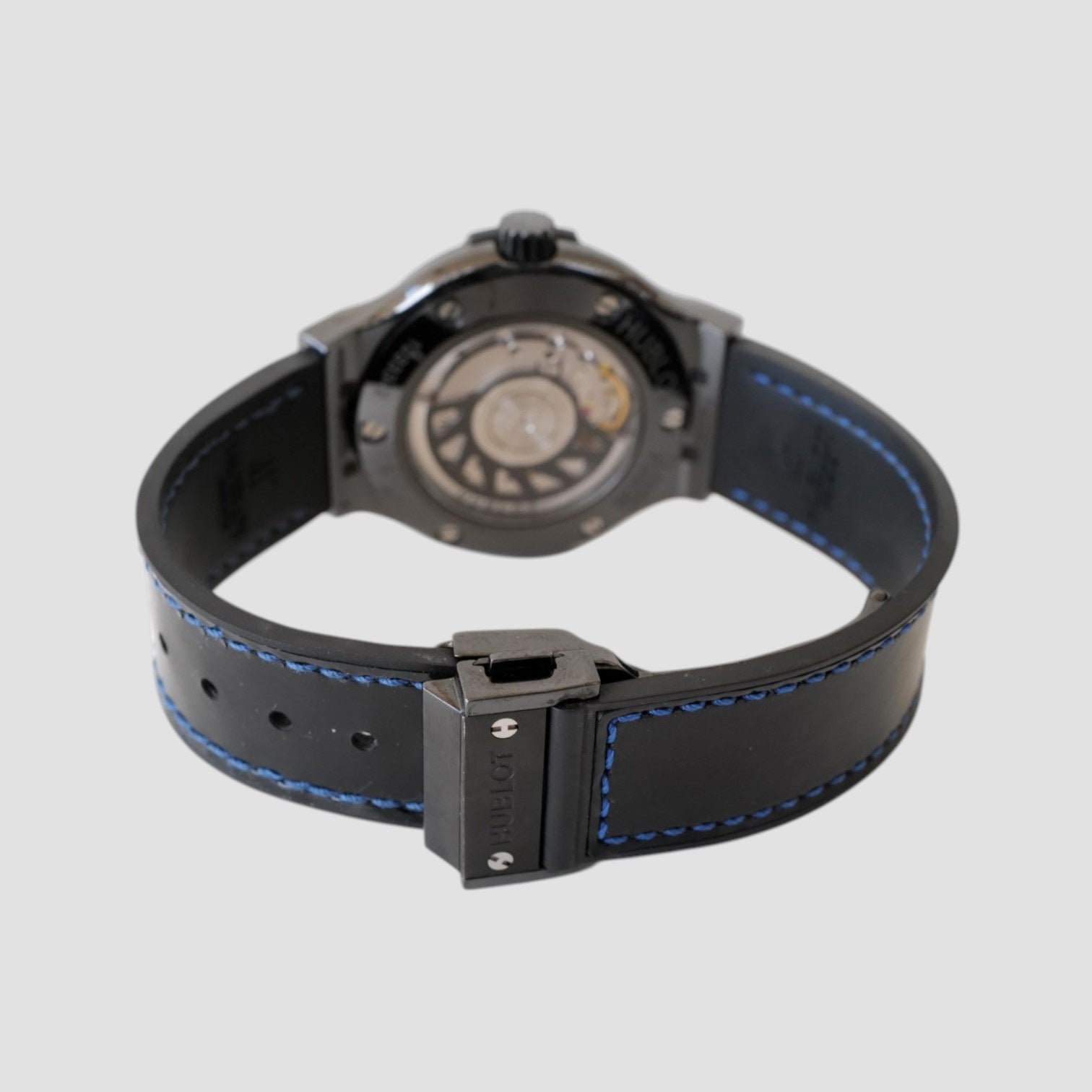 CLASSIC FUSION SHINY CERAMIC BLUE WATCH 38MM