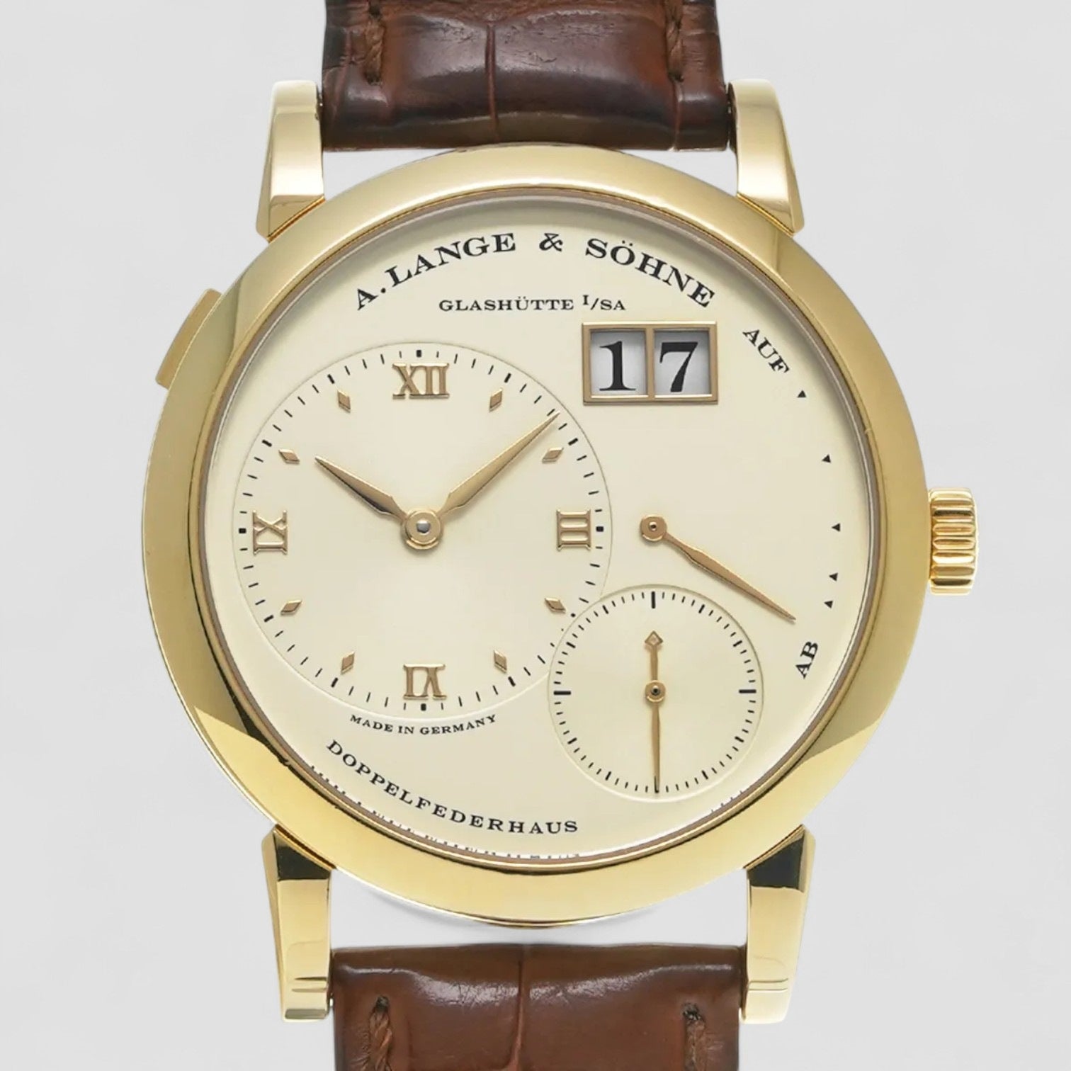 Lange 1 Yellow Gold Champagne Dial