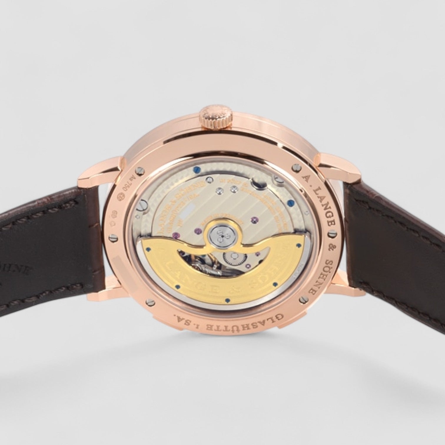 Saxonia Dual Time 18K Rose Gold