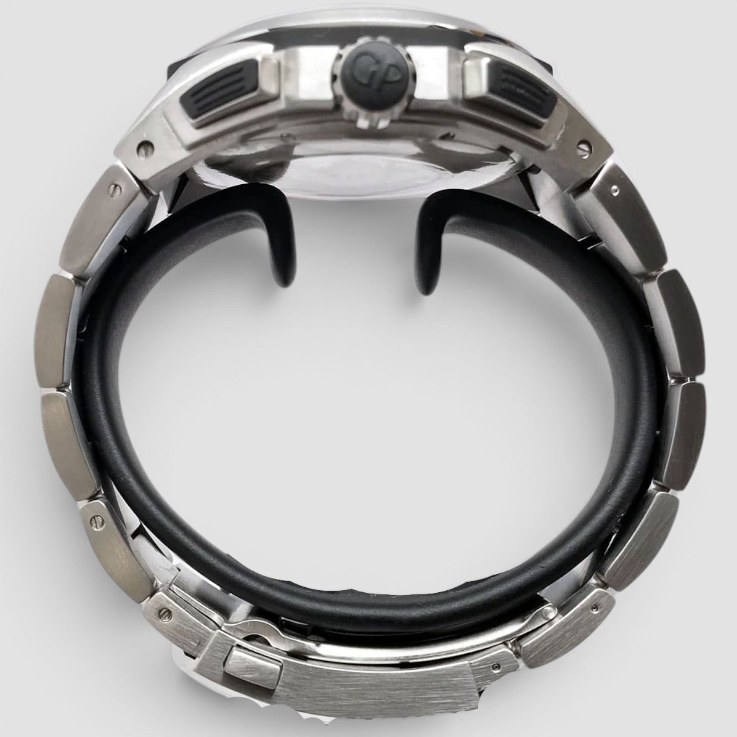 Chrono Hawk 44mm Stainless Steel Silver Dial Chronograph
