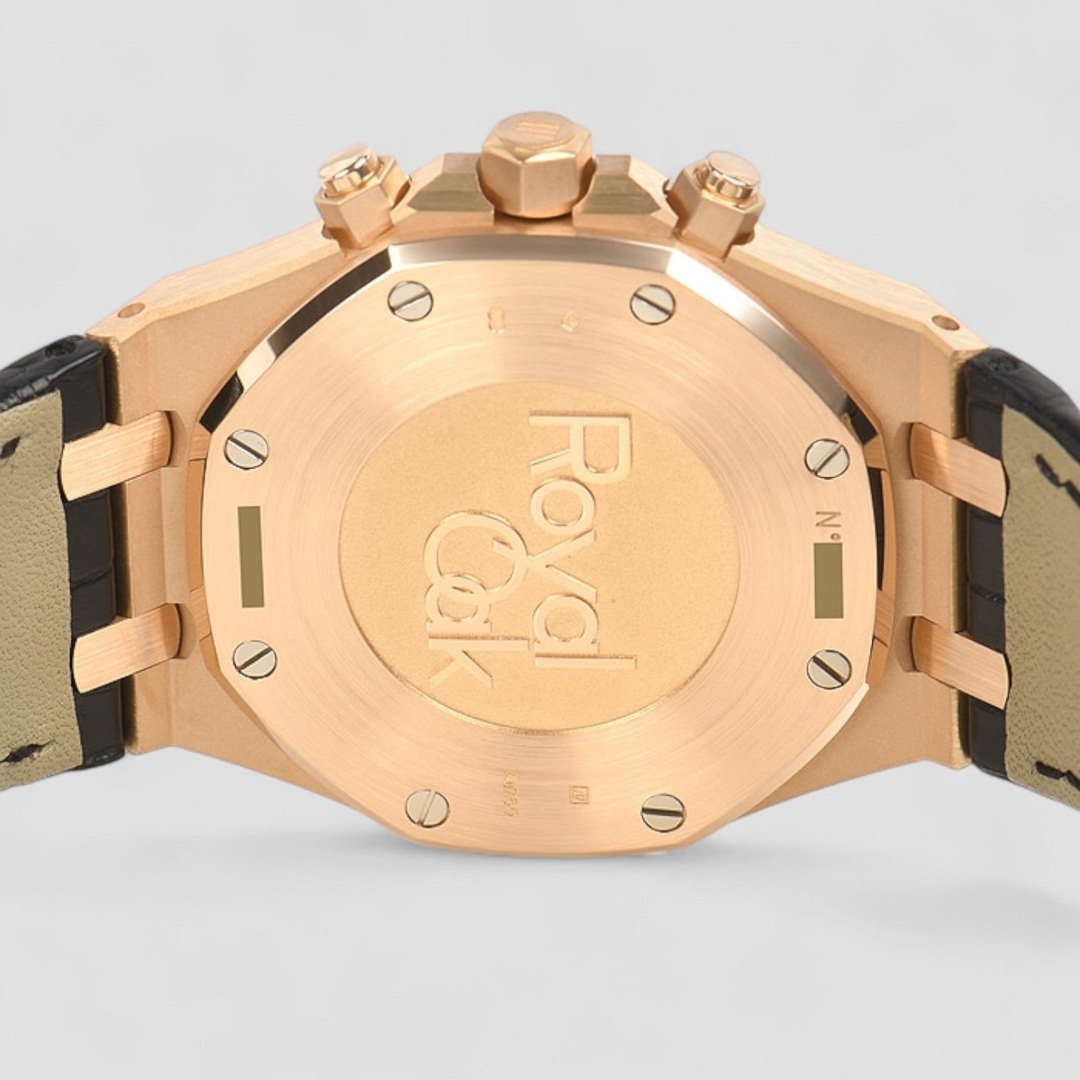 Royal Oak Chronograph Black Dial / Black Strap