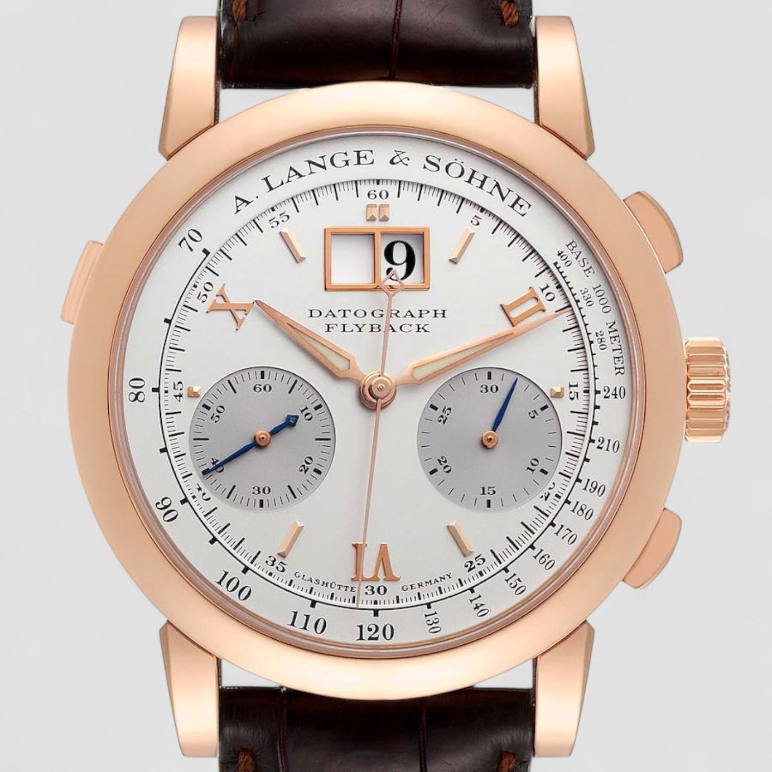 Datograph Flyback 18K Rose Gold Silver Dial
