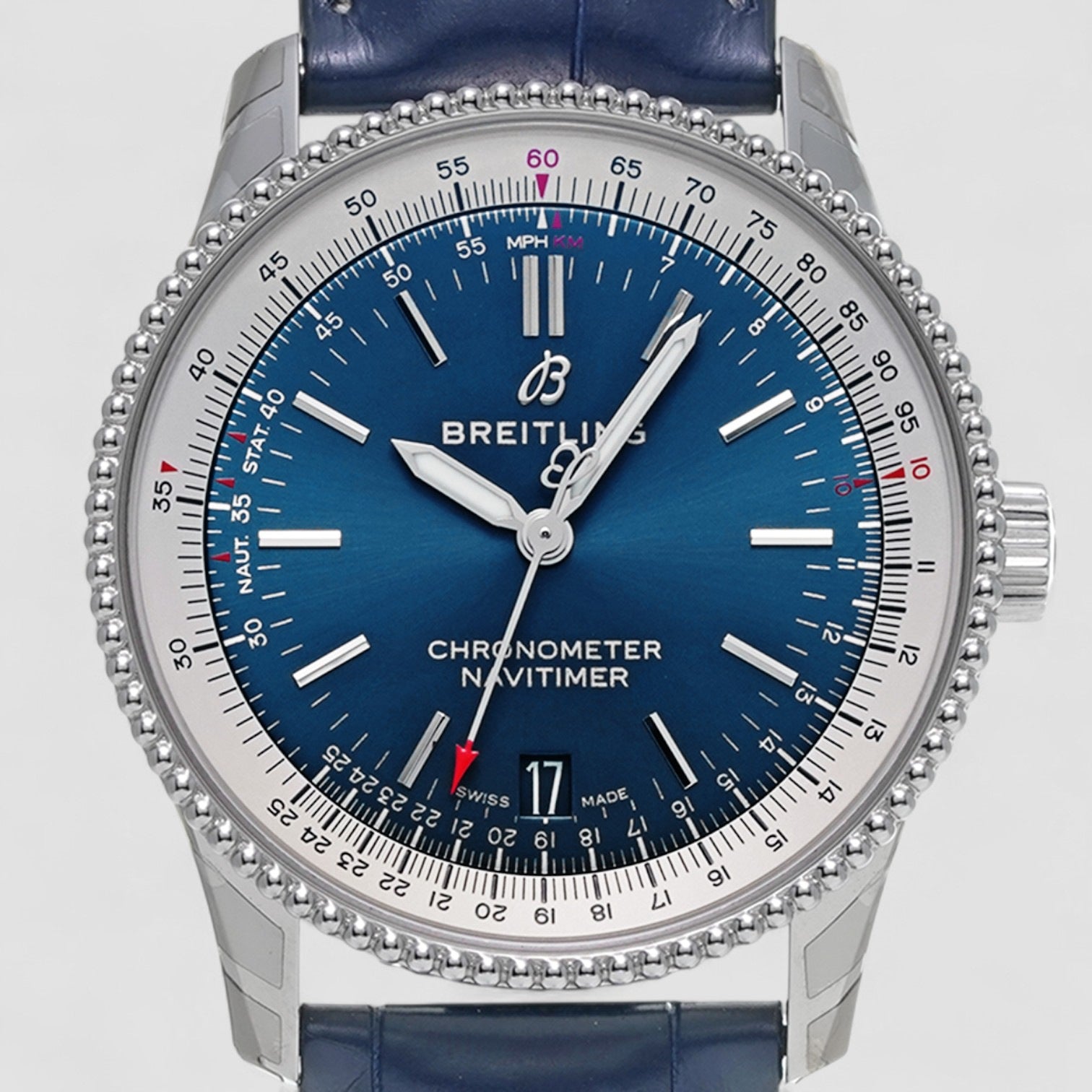 Navitimer 1 Automatic Chronometer Blue Dial 38mm Men's Watch