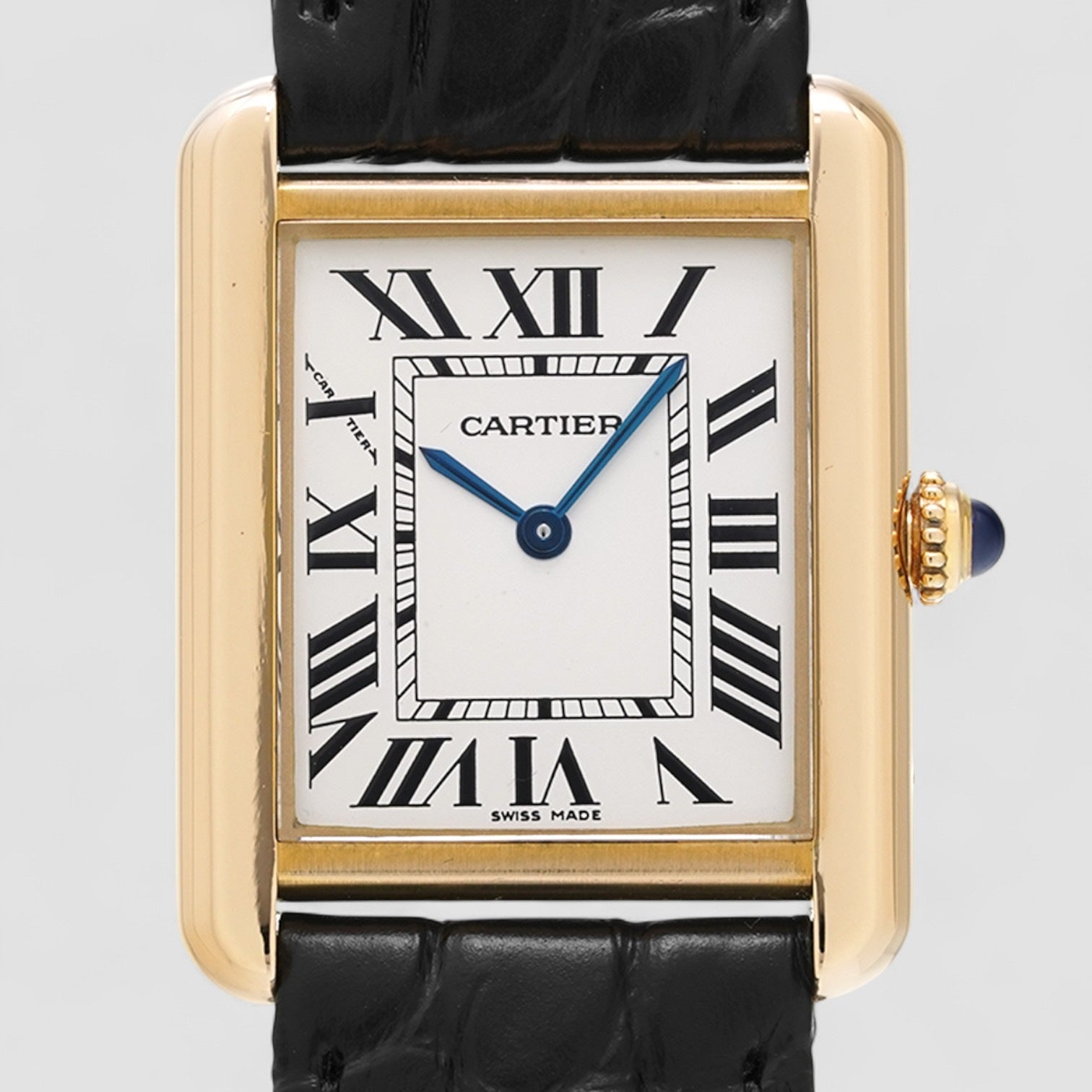 Tank Solo Ladies Quartz 18K Yellow Gold