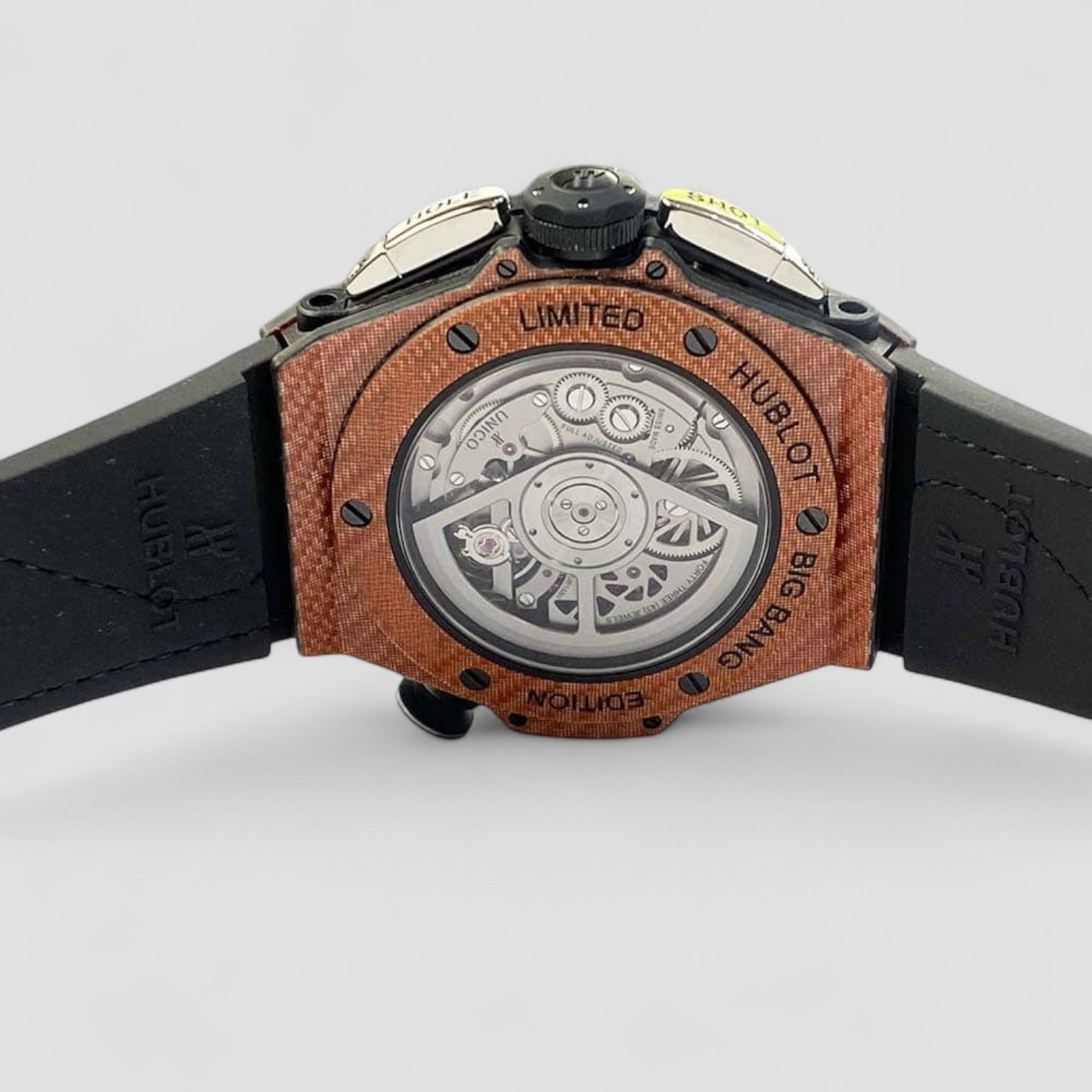 Big Bang Unico Golf Orange Limited Orange Calfskin Watch