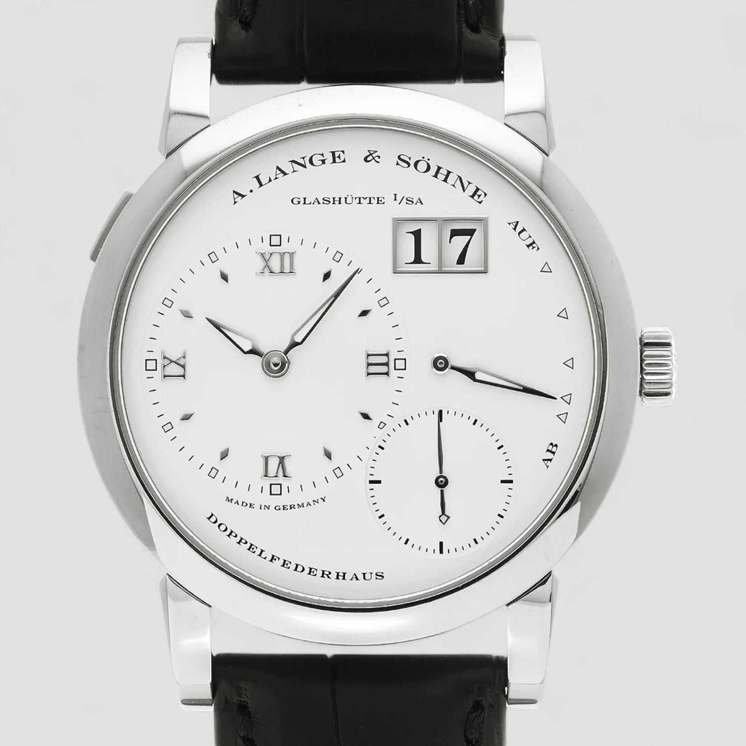 Lange 1 18K White Gold Silver Dial