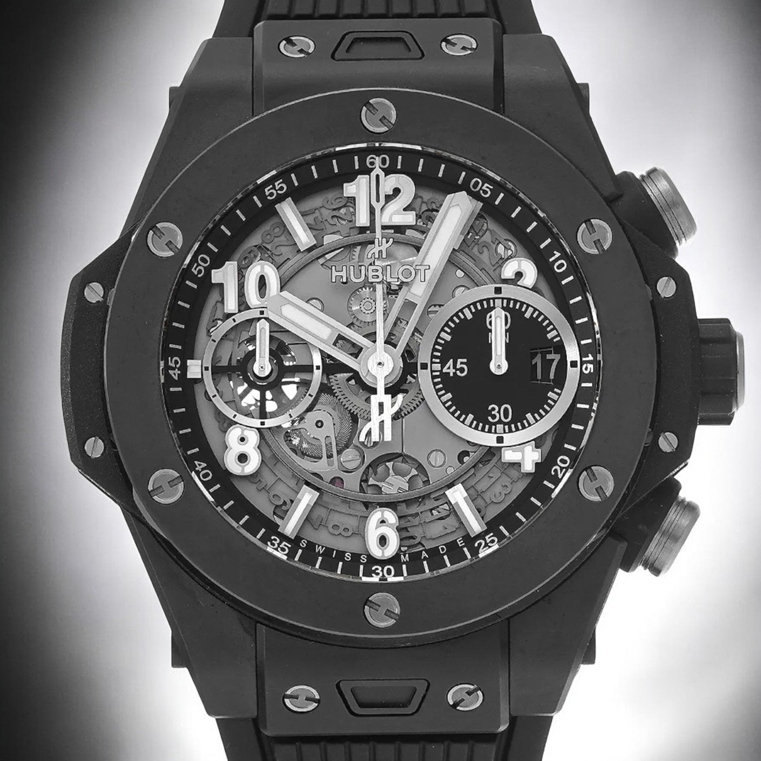 Big Bang Unico Black Magic Matte Black Skeleton