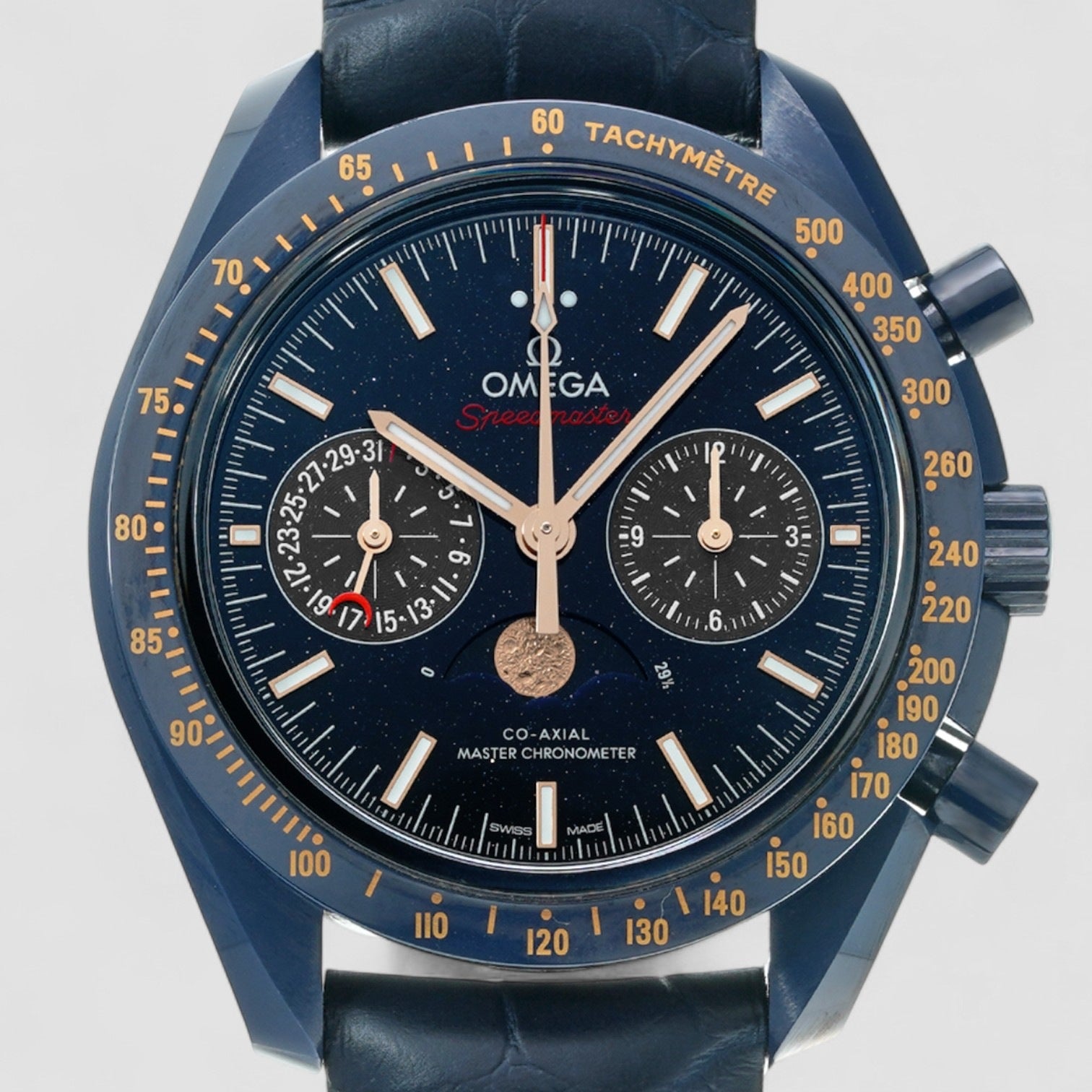 Speedmaster Professional Moonphase "Blue Side"