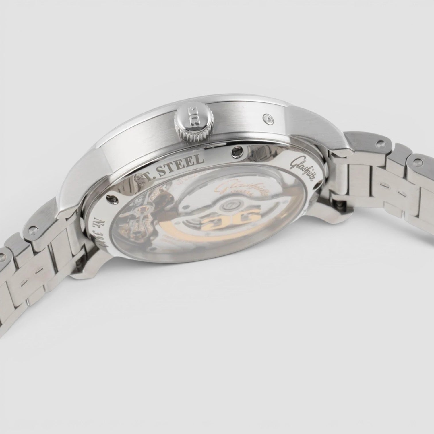 PanoMaticLunar 40mm Steel Silver Dial Automatic