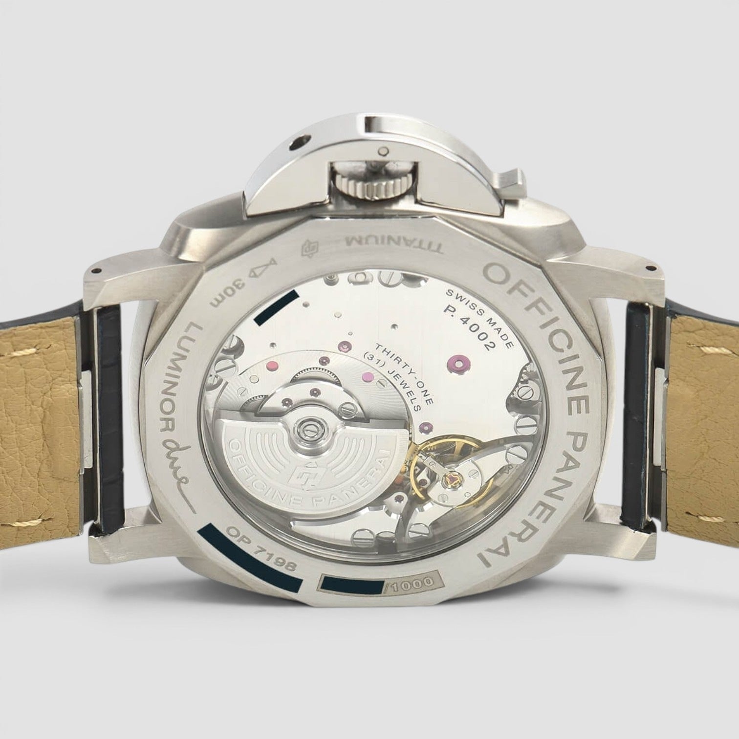 Luminor Due GMT Power Reserve 45mm Titanium Blue Dial