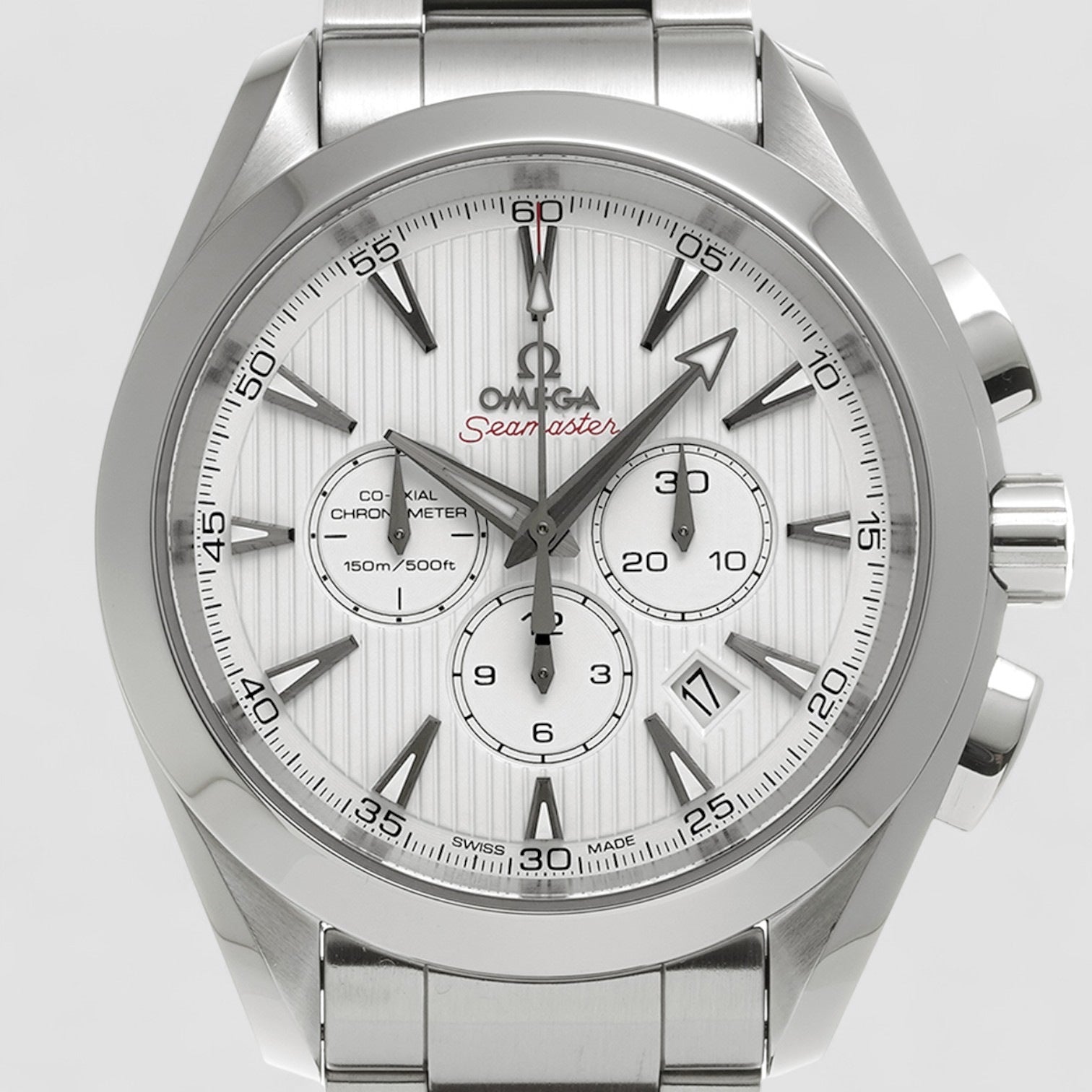 Aqua Terra Chronograph Silver Dial