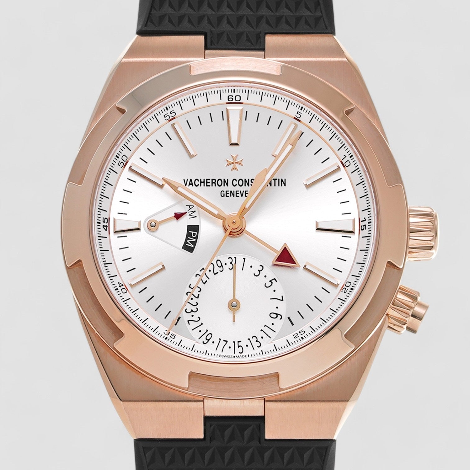 Overseas Dual Time 18K 5N Silver Dial
