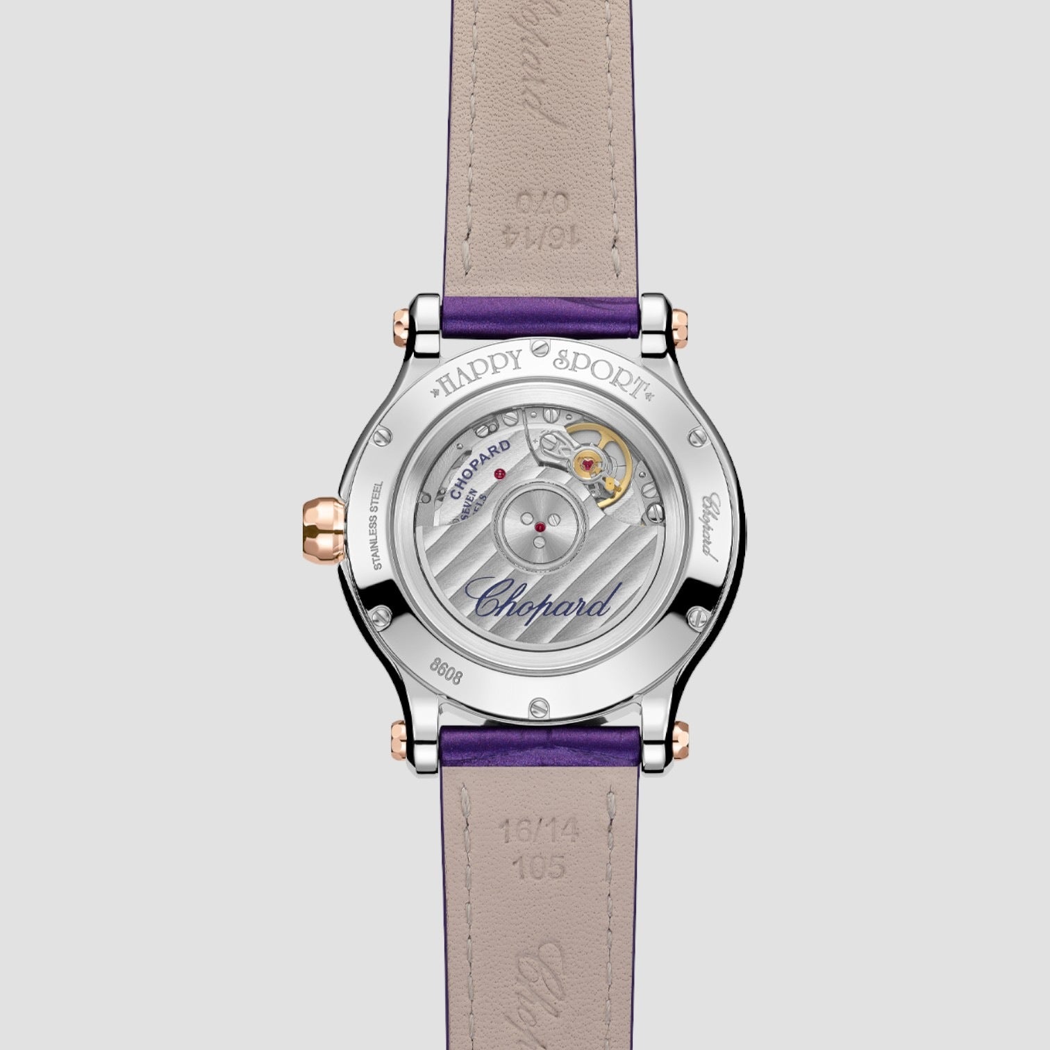 Happy Sport Diamonds 33 Steel/Rose Gold