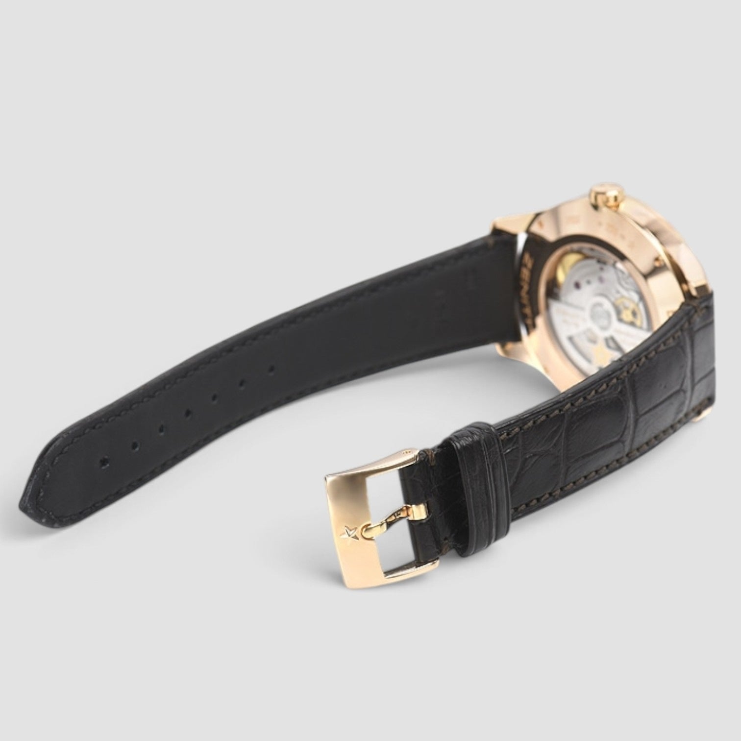 Captain Moonphase 40mm Rose Gold Silver Dial