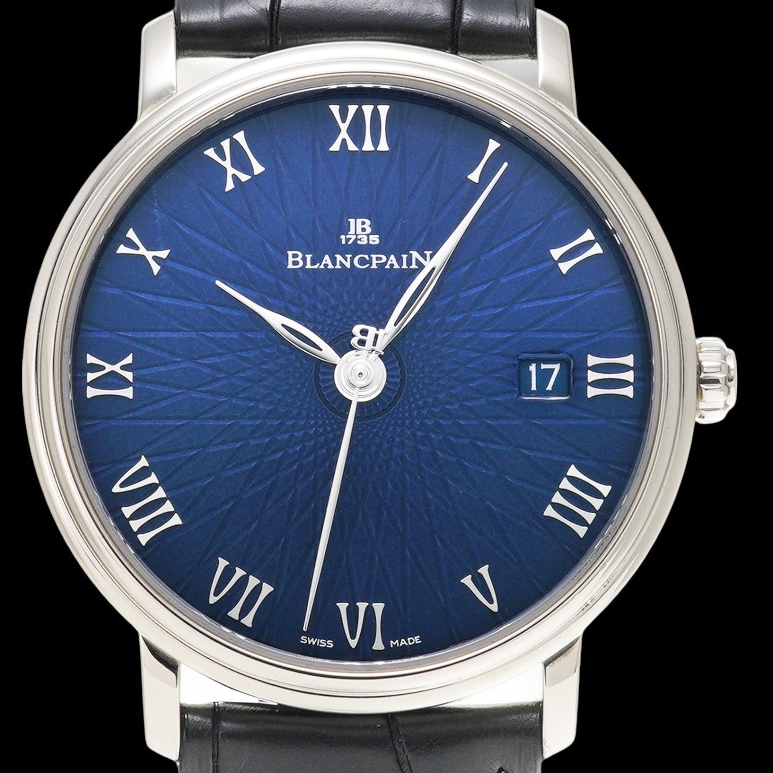 Villeret ultra slim blue dial